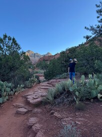 Hiking trail nearby.
