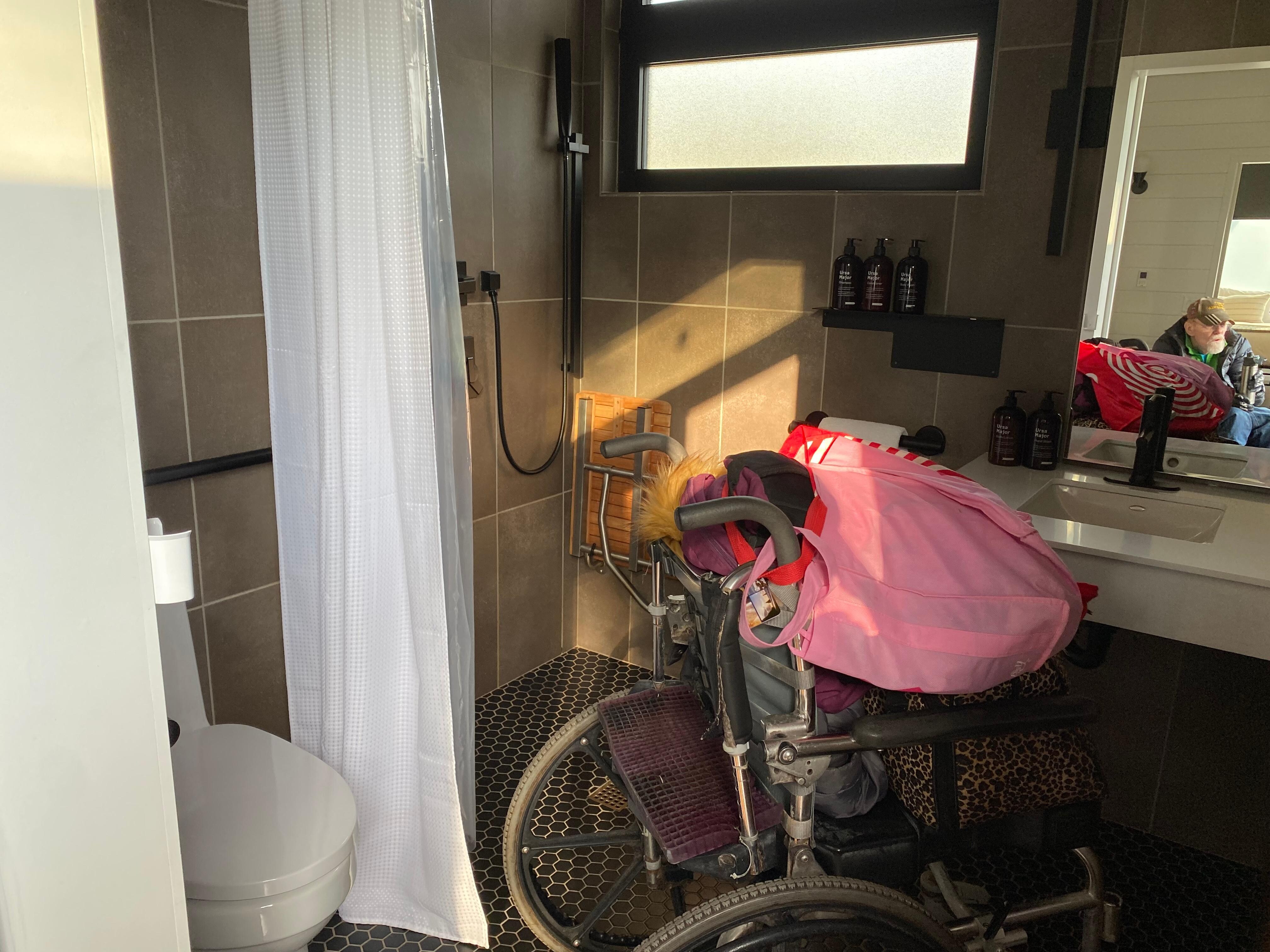Ada compliant bathroom