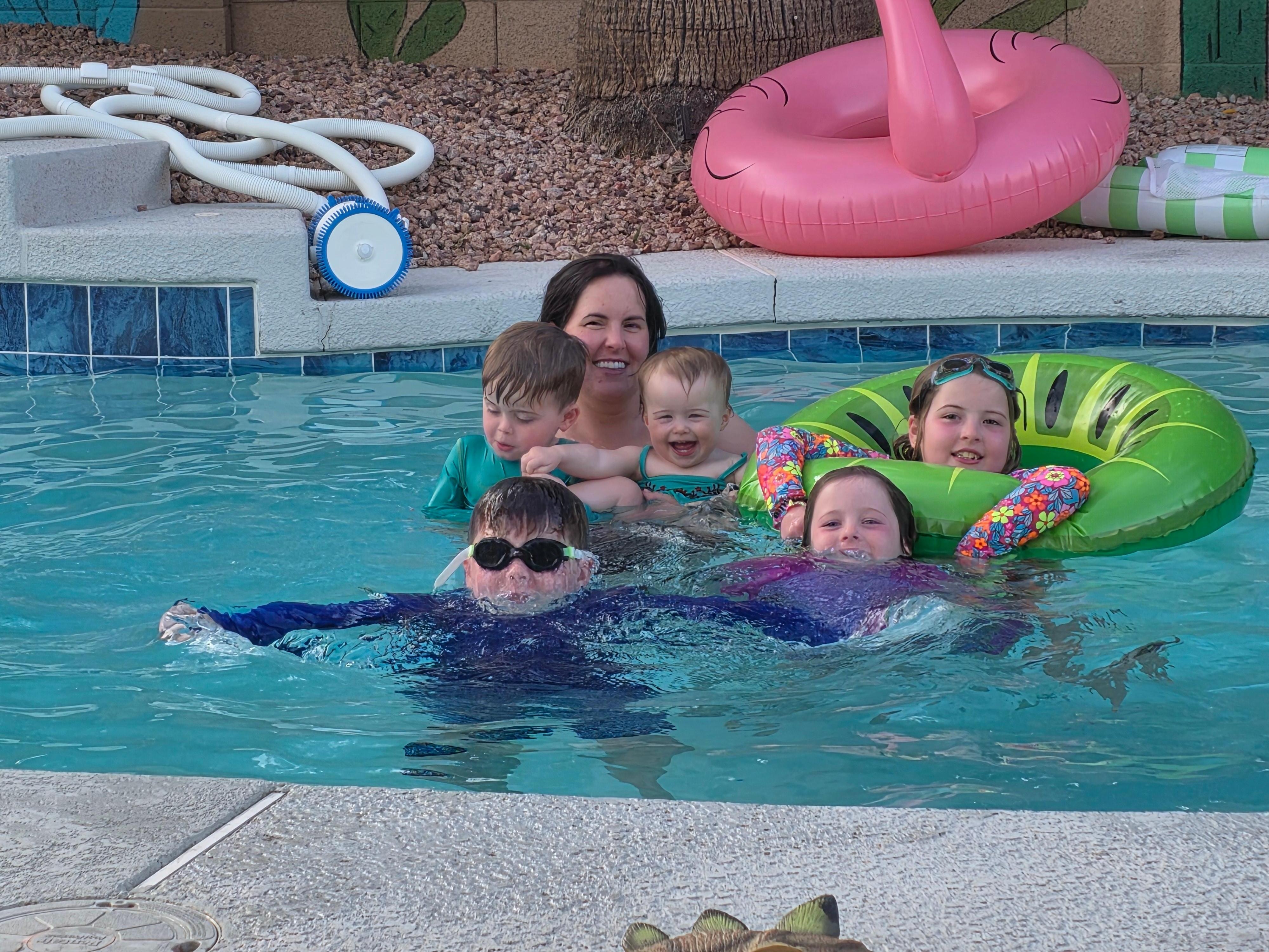 The family loved the pool