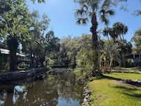 View of the canal in the back of the house