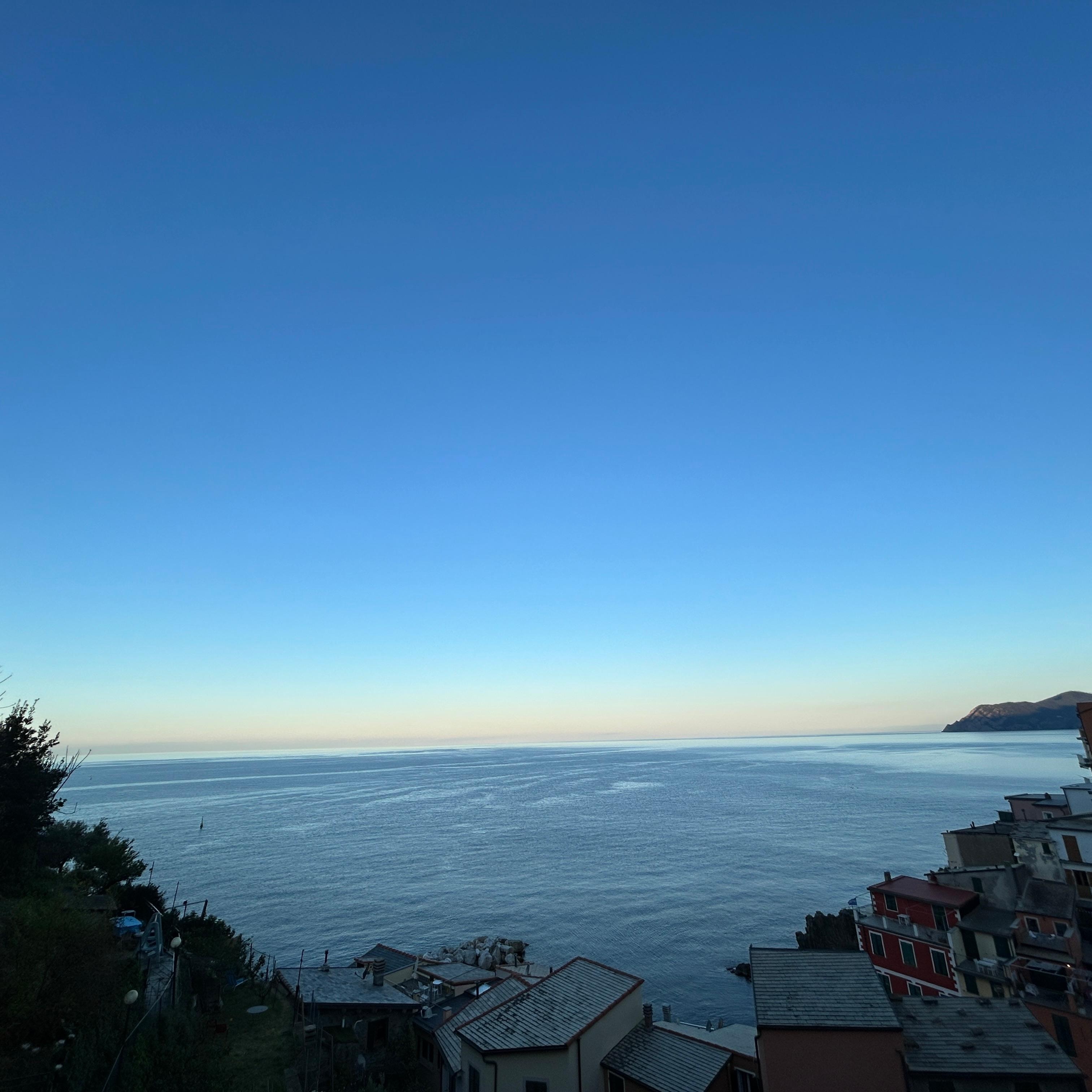 Morning view from one of the bedrooms