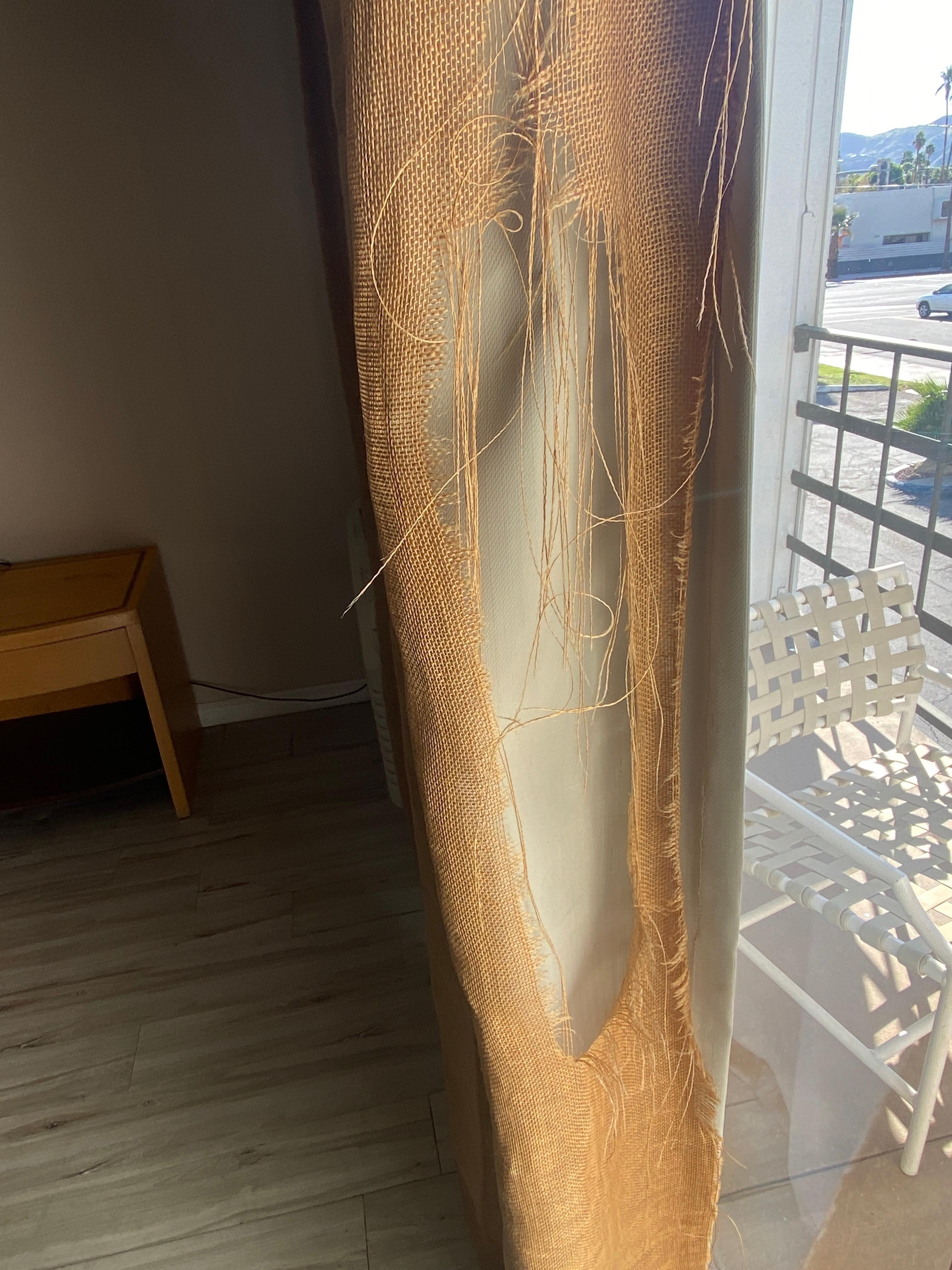 Ripped drapes