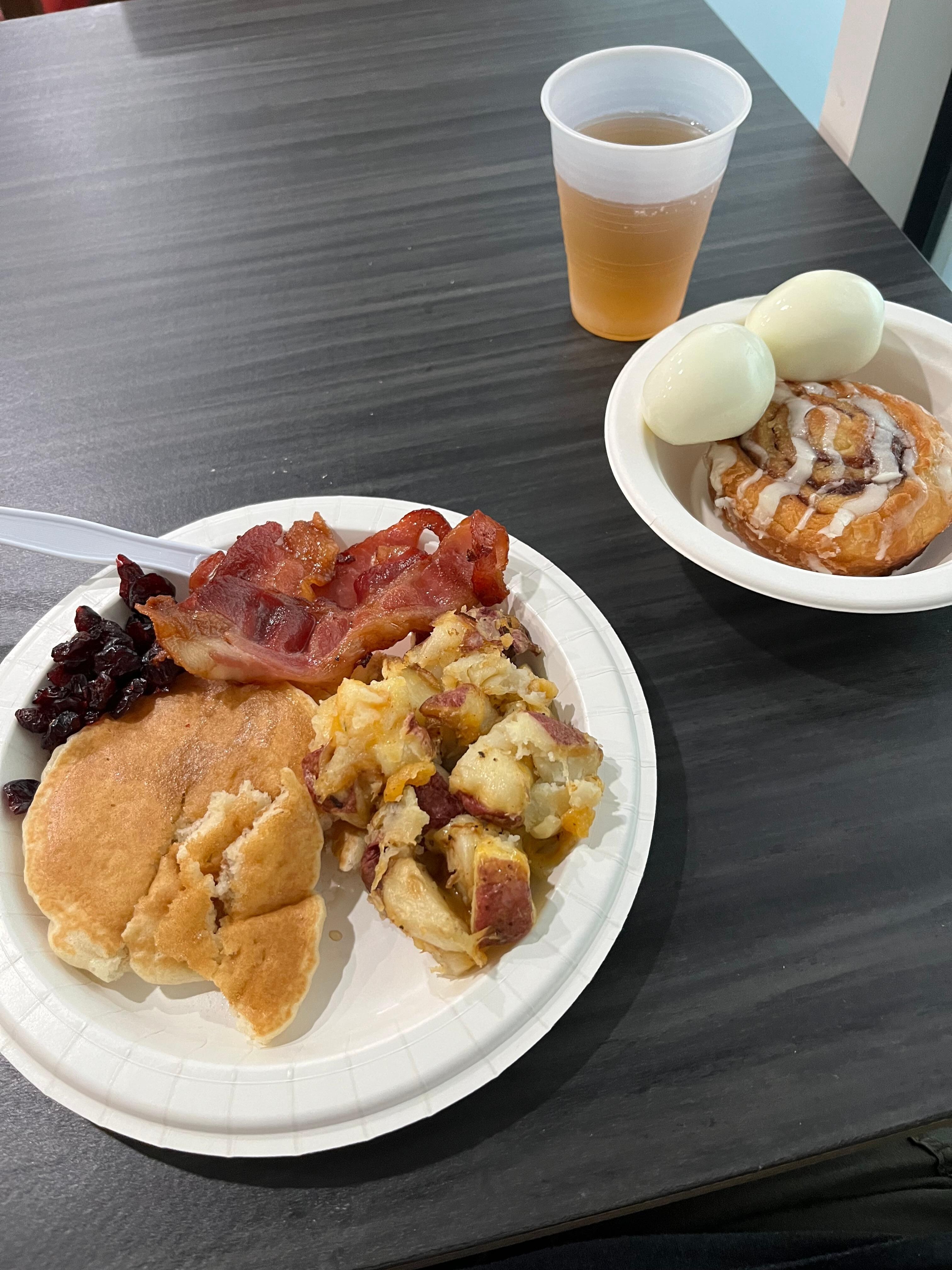 My first day Breakfast on a Wednesday