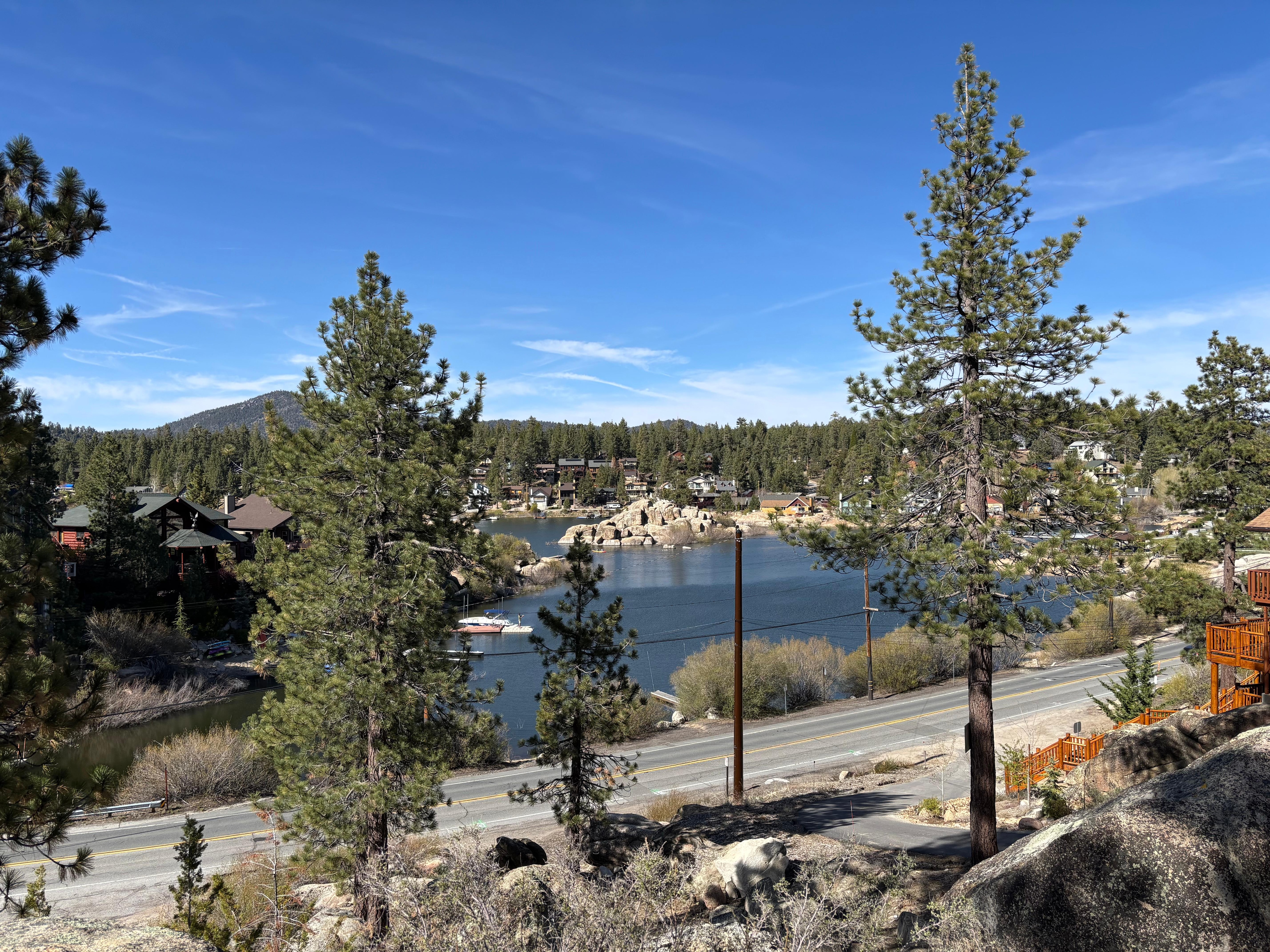 View from deck