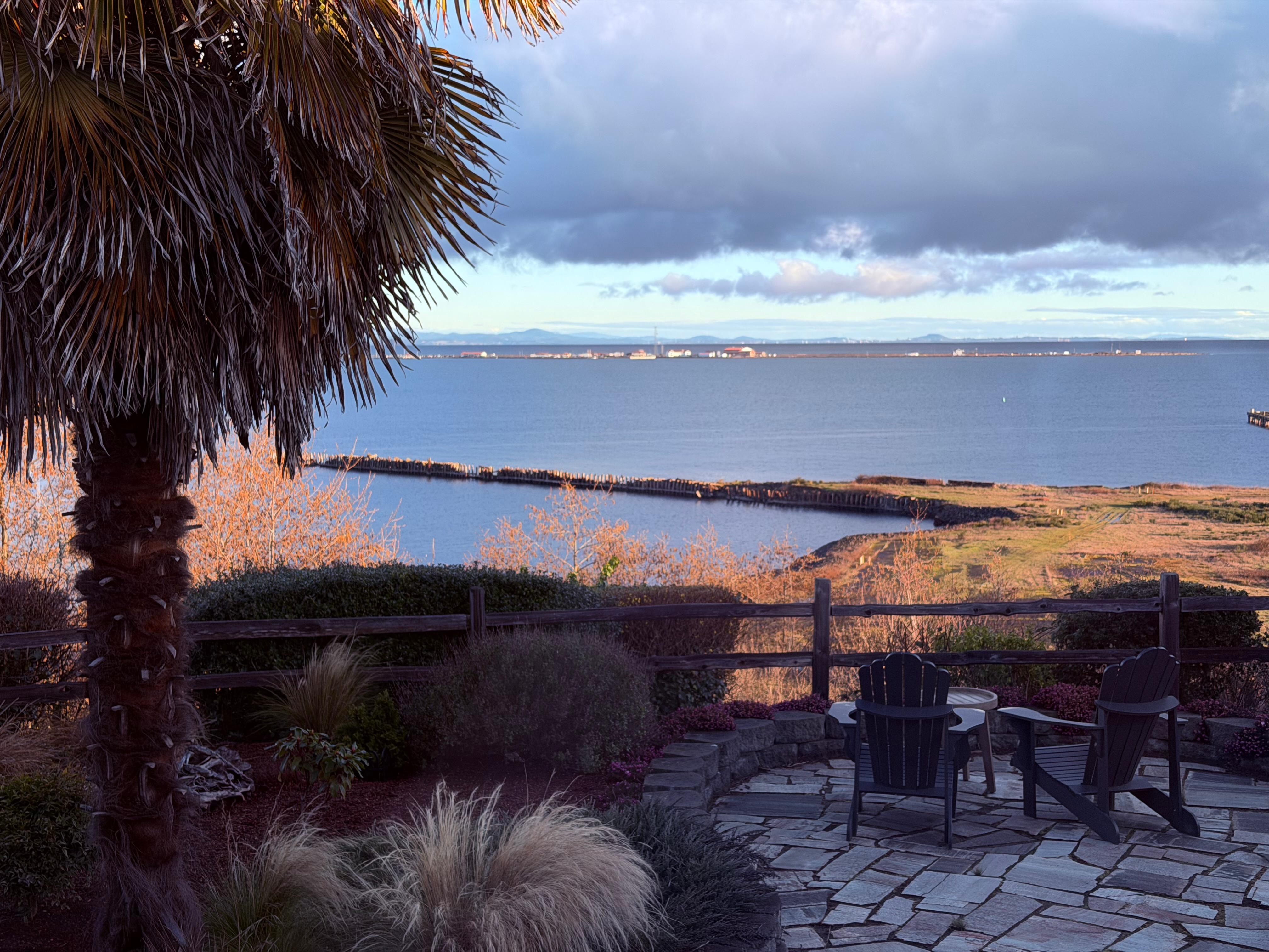 View over the strait. 