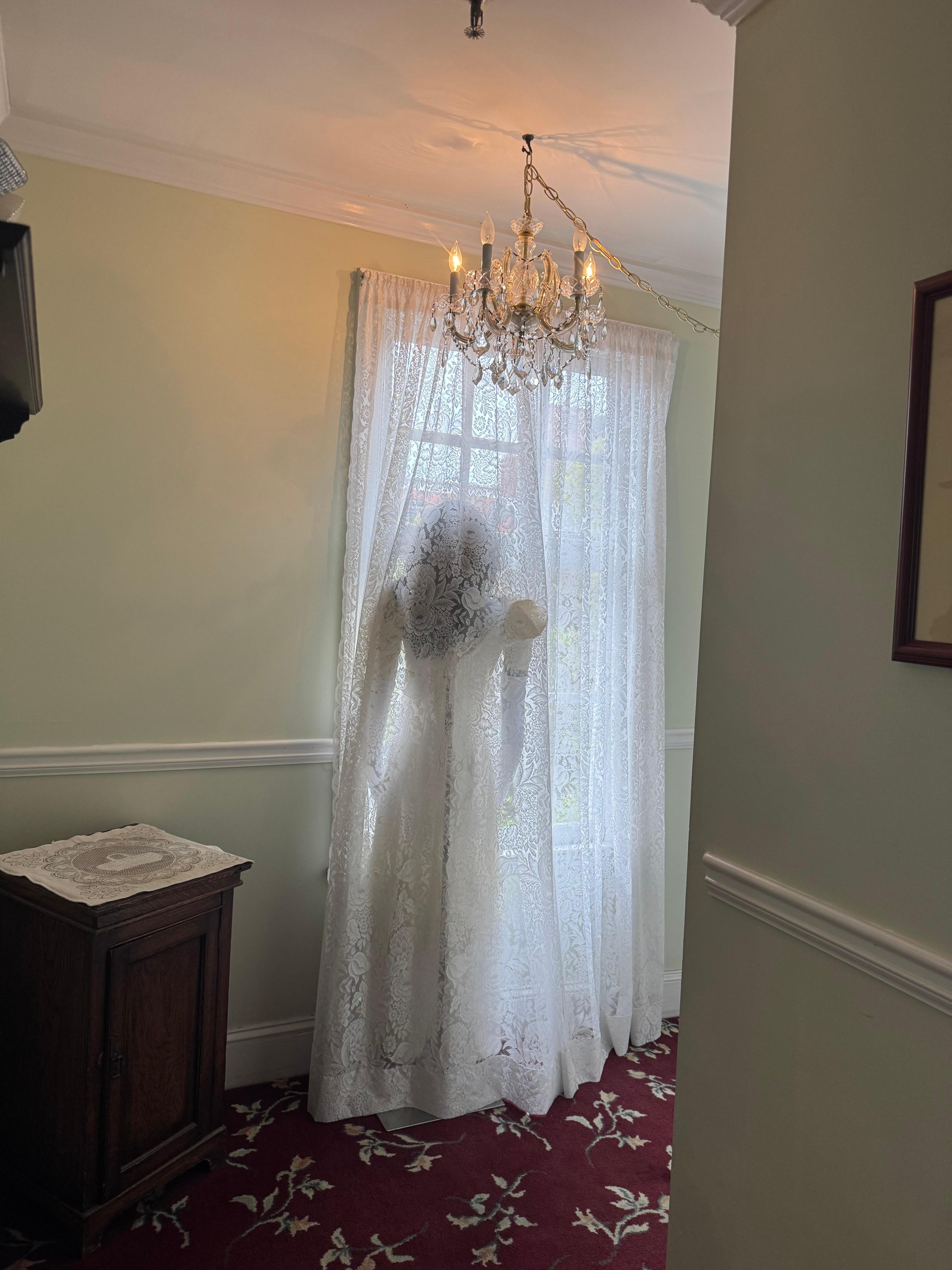 Outside of Room 203!  Take the Haunted Pub Tour to learn about this. 