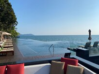 Infinity pool late afternoon