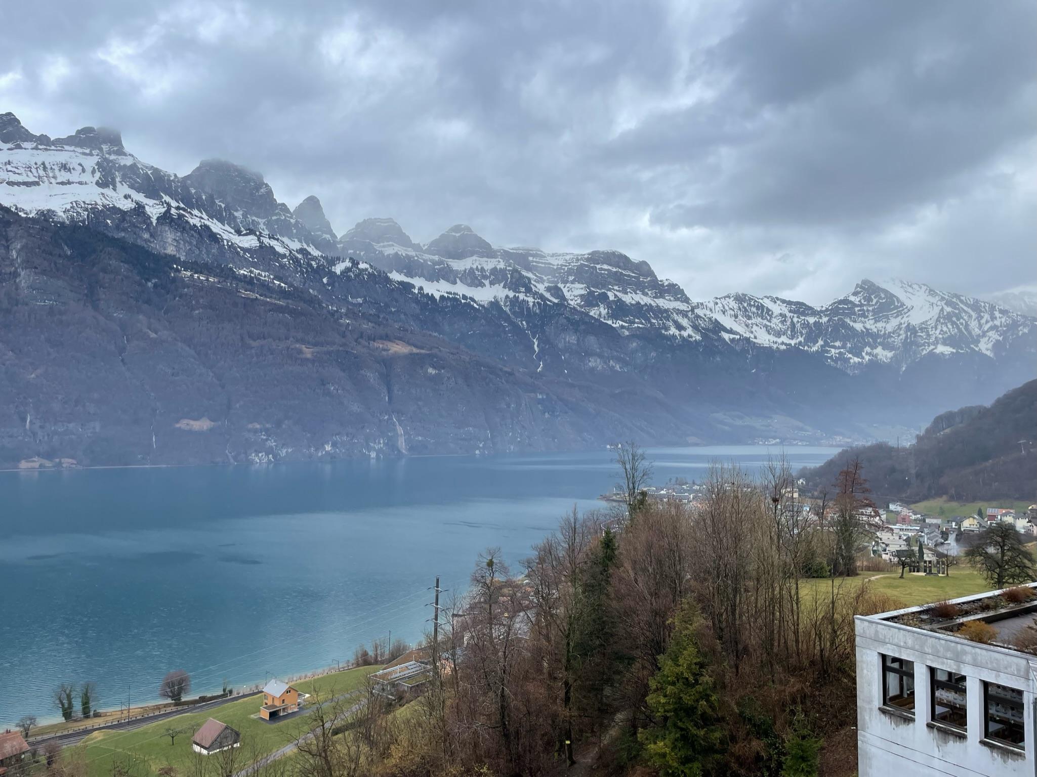 Panoramic view from balcony 