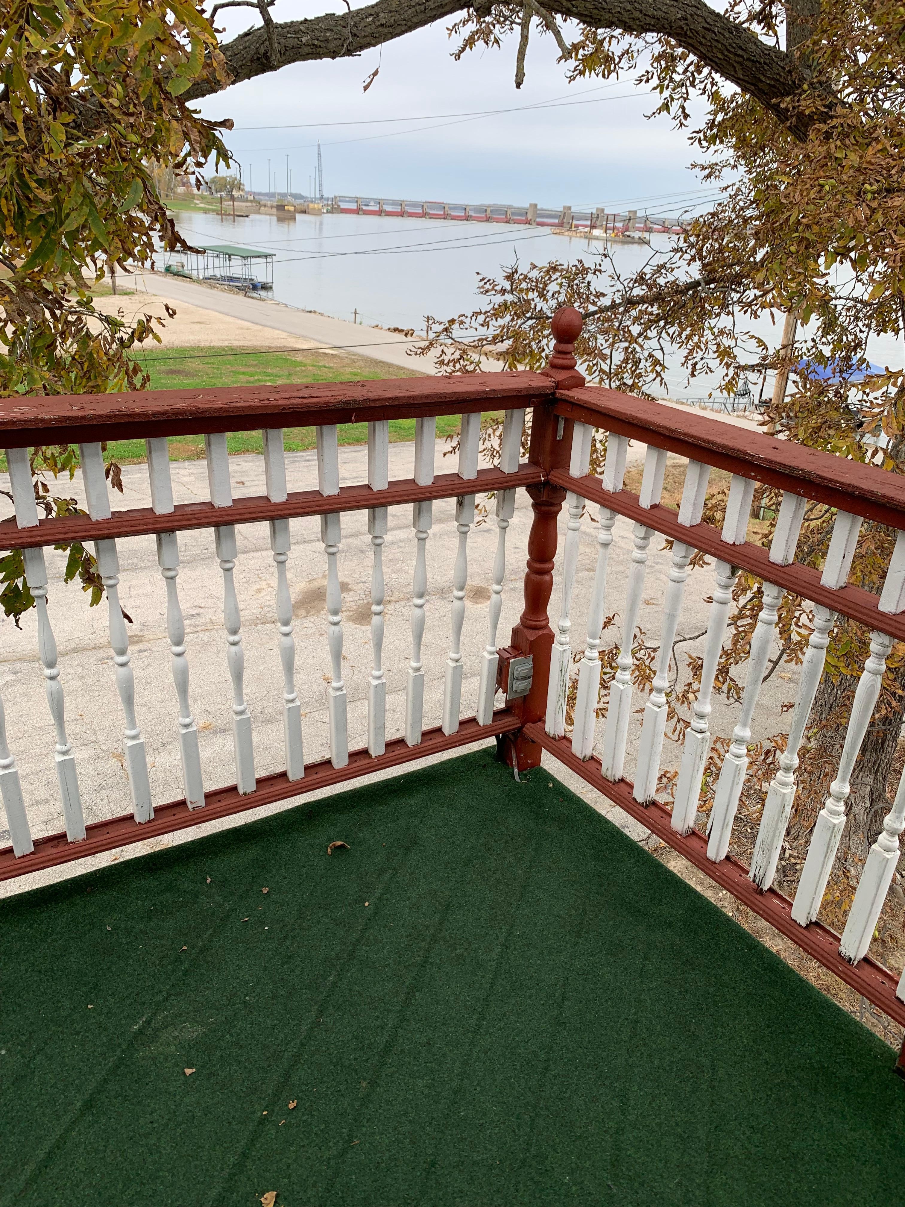 Damn from the balcony.