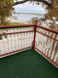 Damn from the balcony.