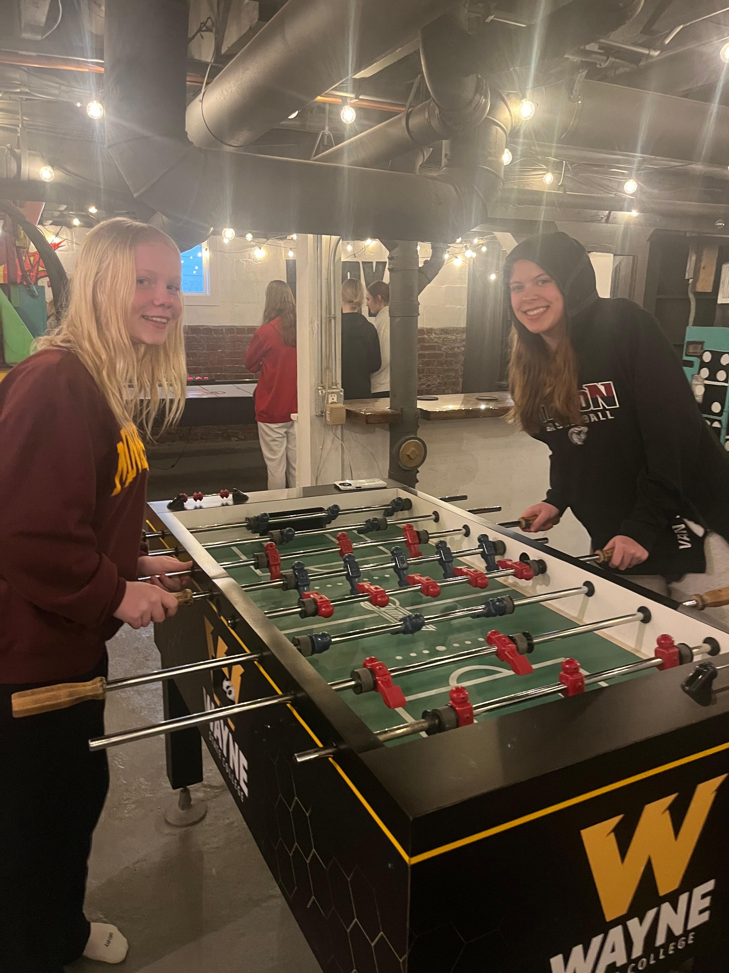 Fun in the game room! 