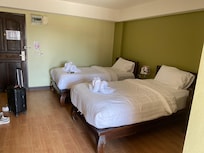 Two single beds room