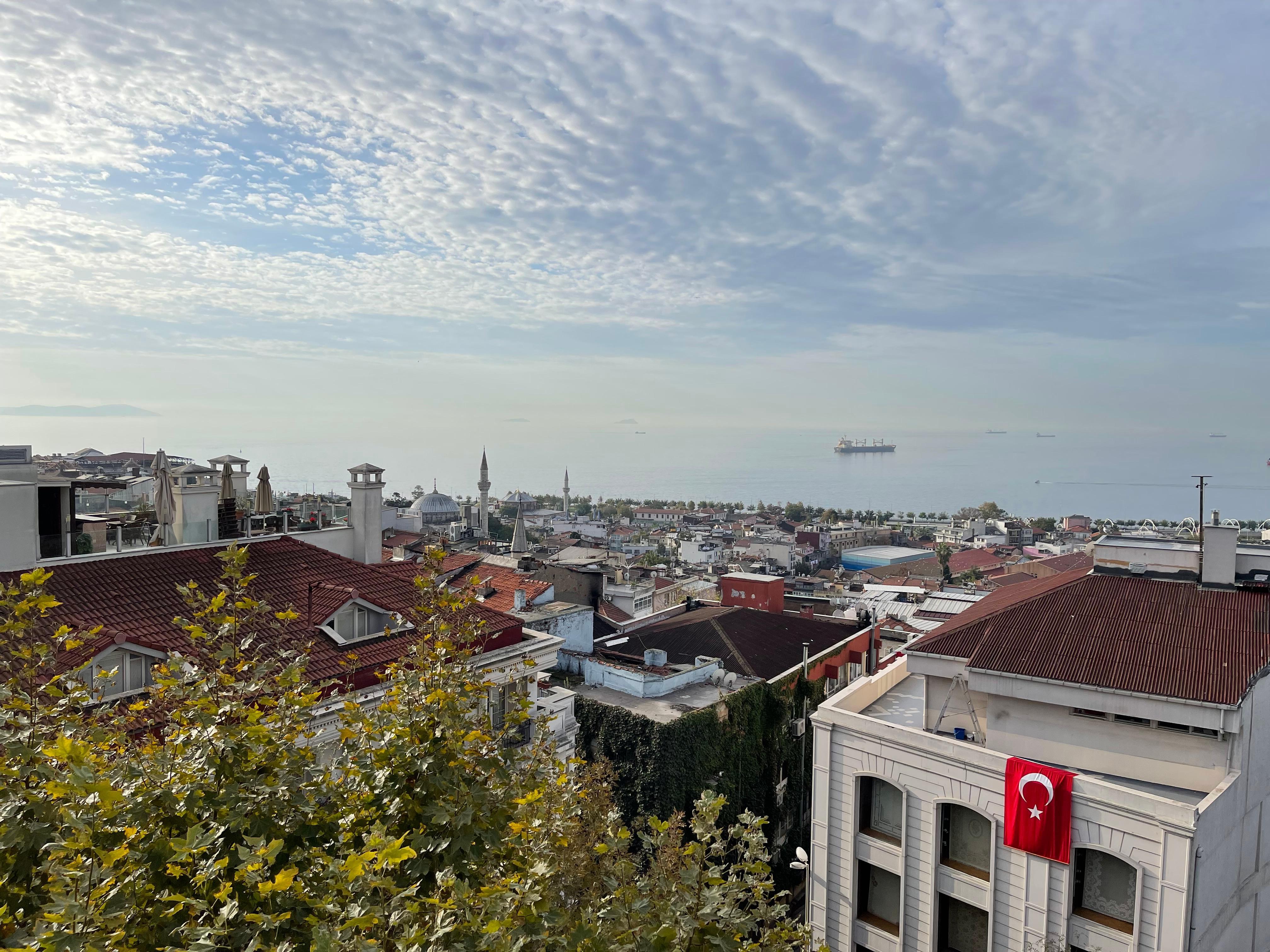  View from the hotel terrace