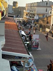View from our balcony
