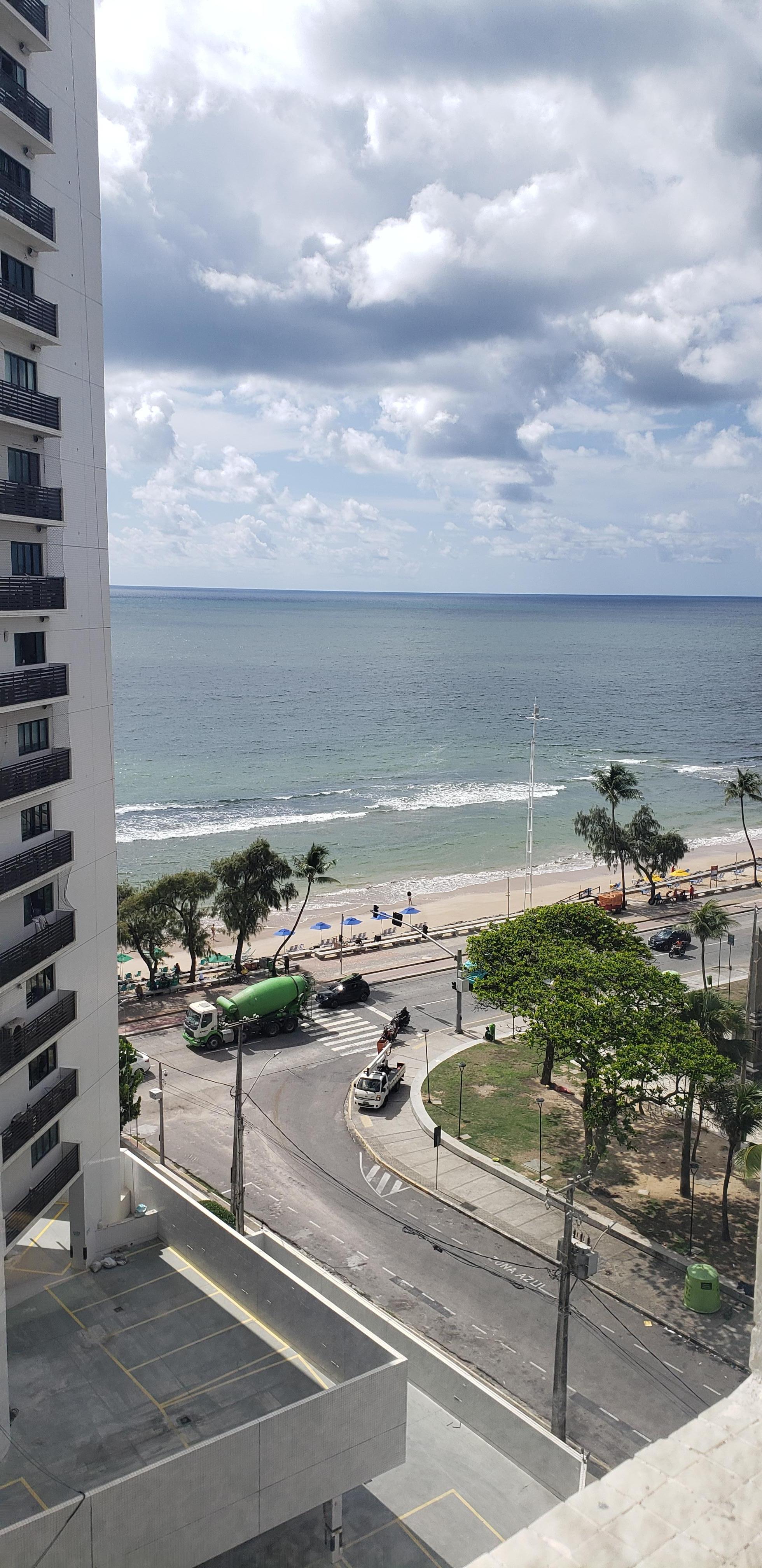 View of the ocean from our hotel room