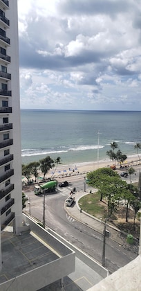 View of the ocean from our hotel room