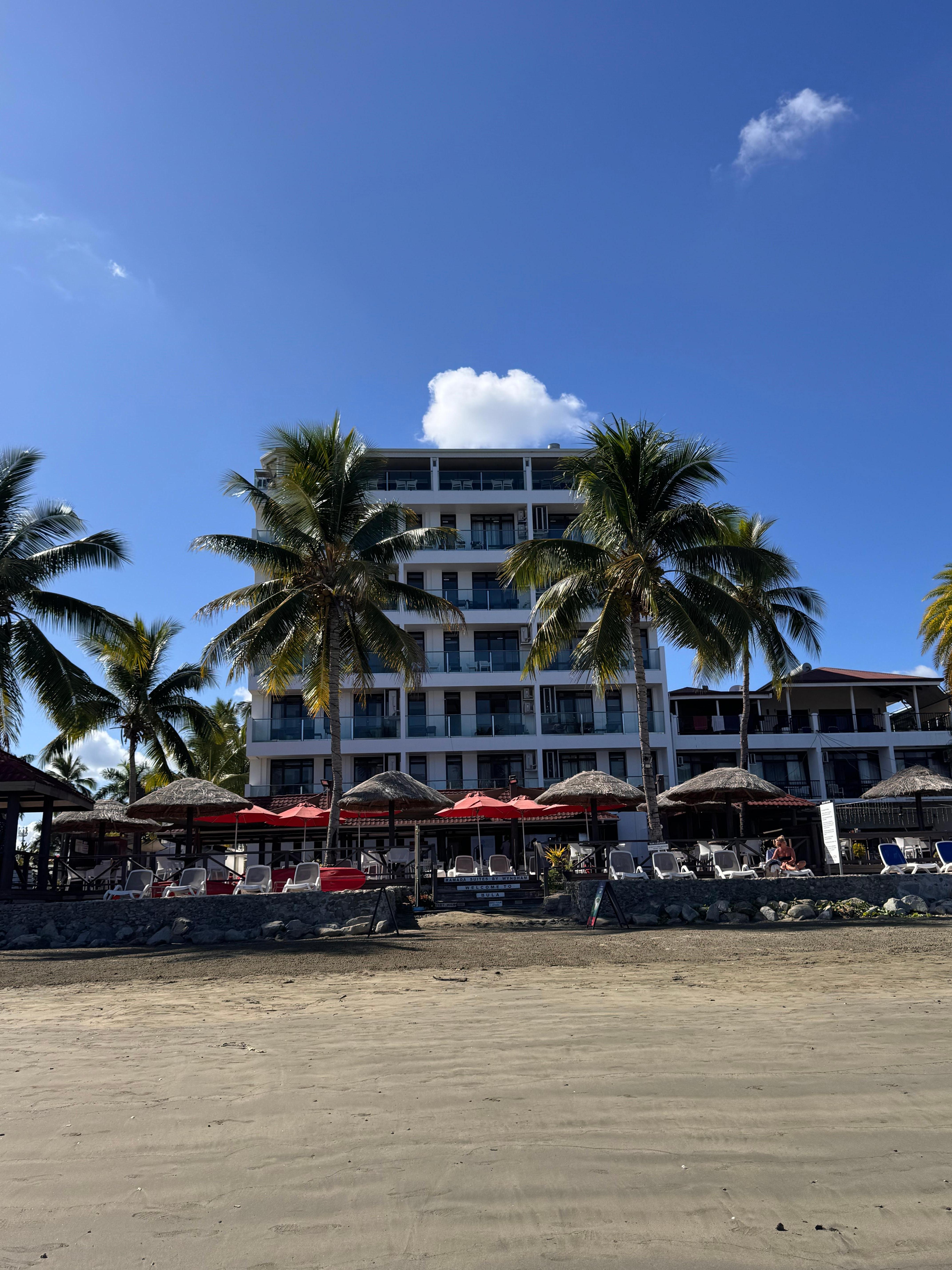 Hotel from the beach 