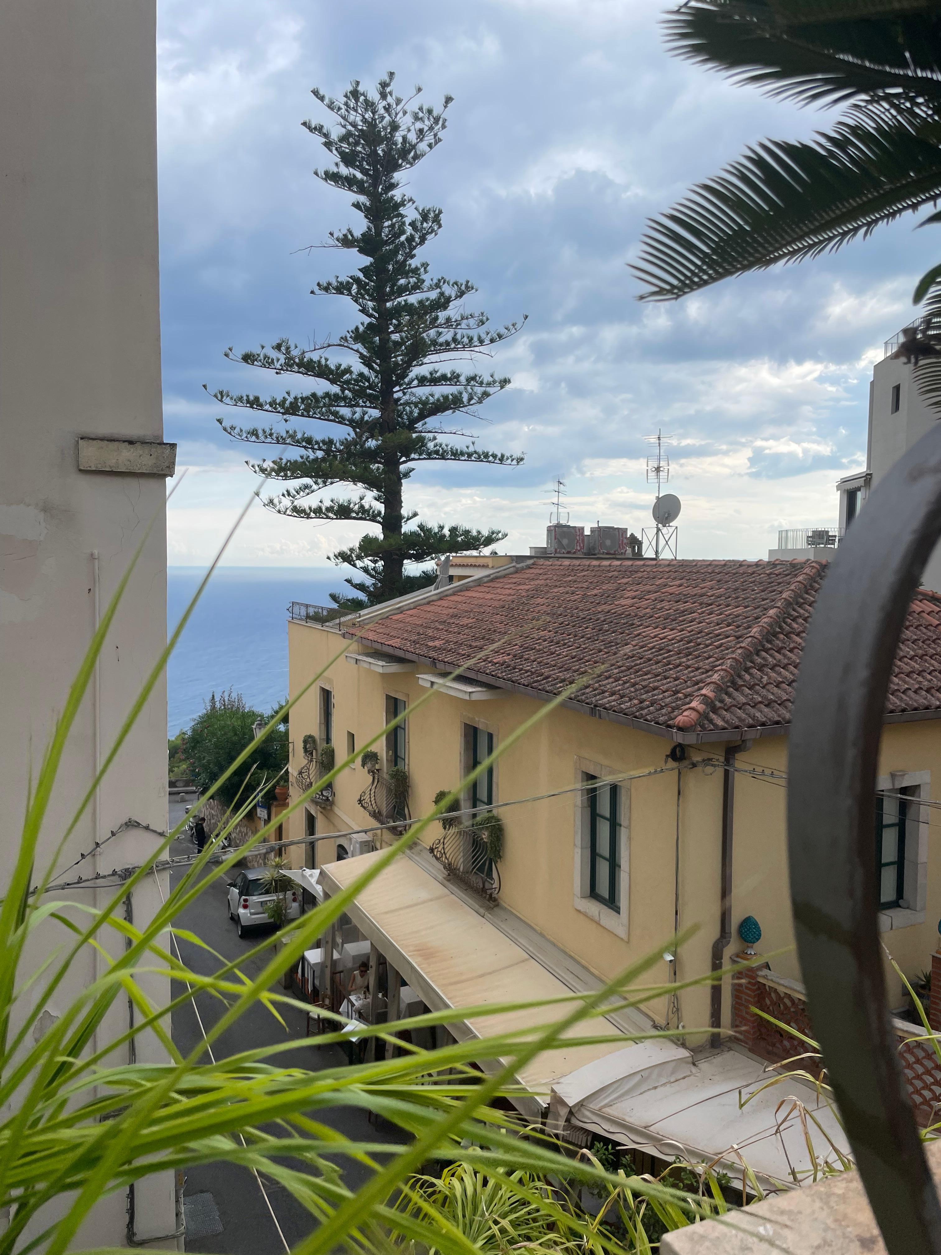 View of the Med, from our terrace