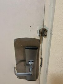 This lock was unsecure.