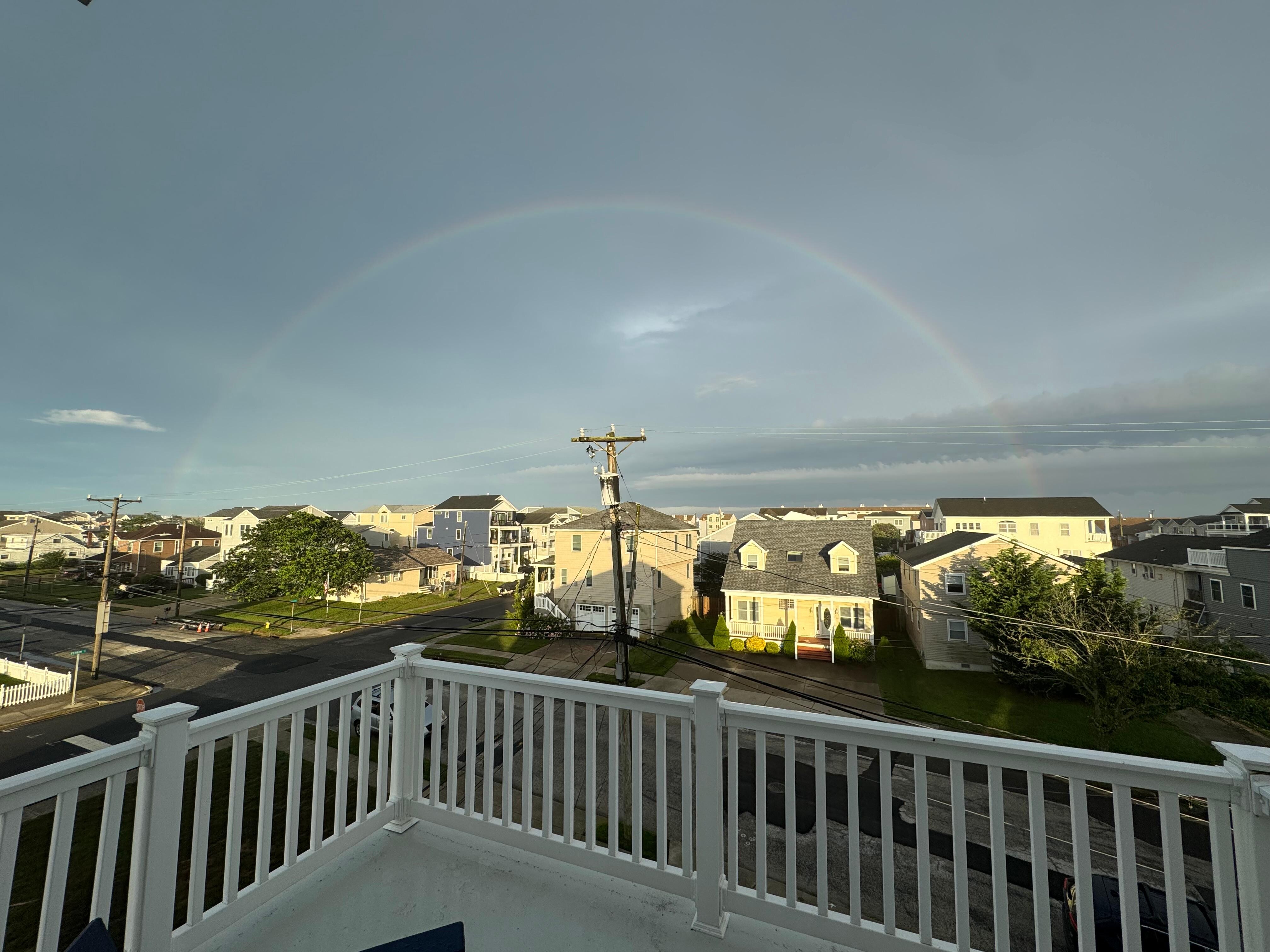 Rainbow View from the top deck