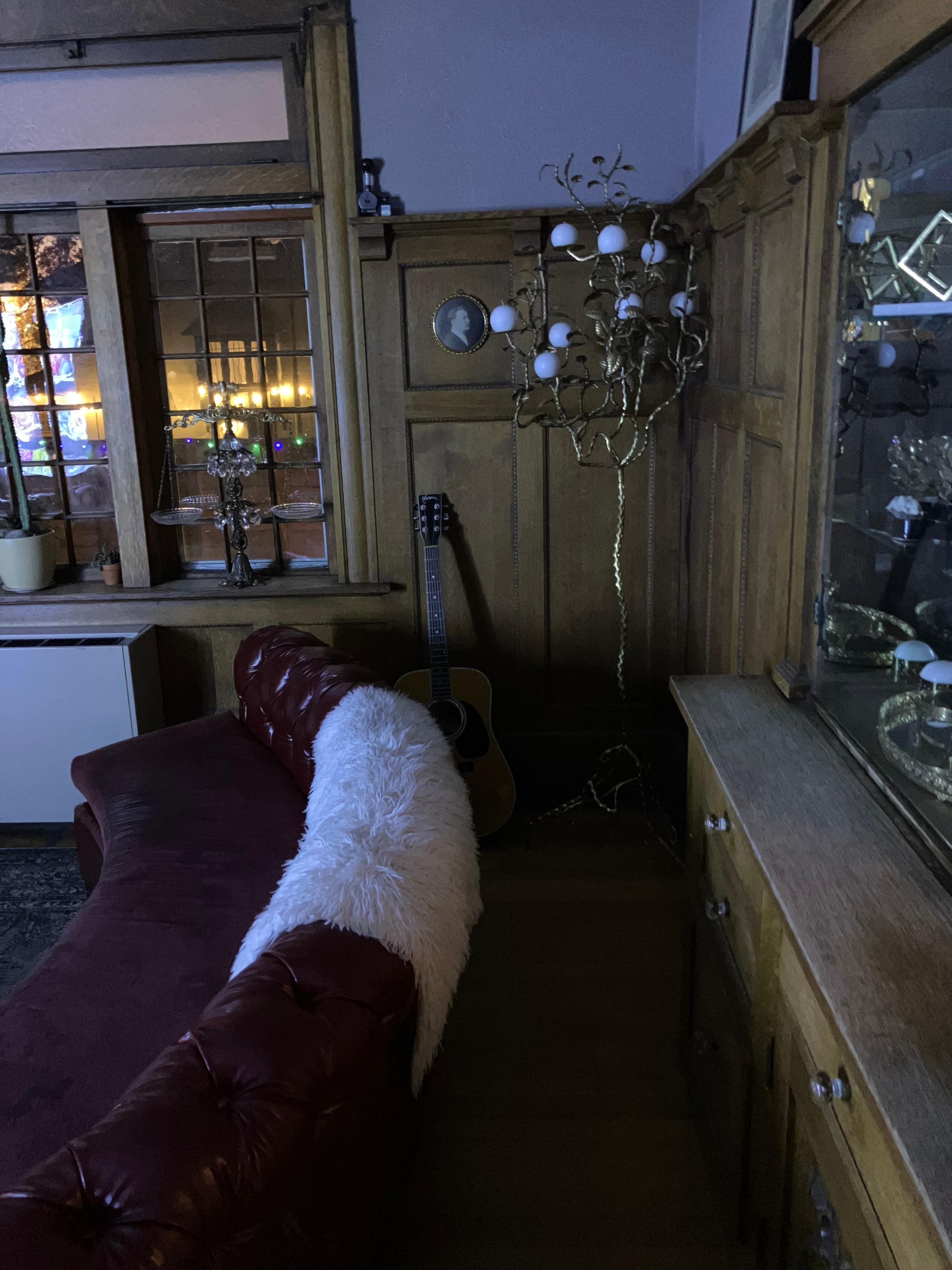 Cool old school parlor.