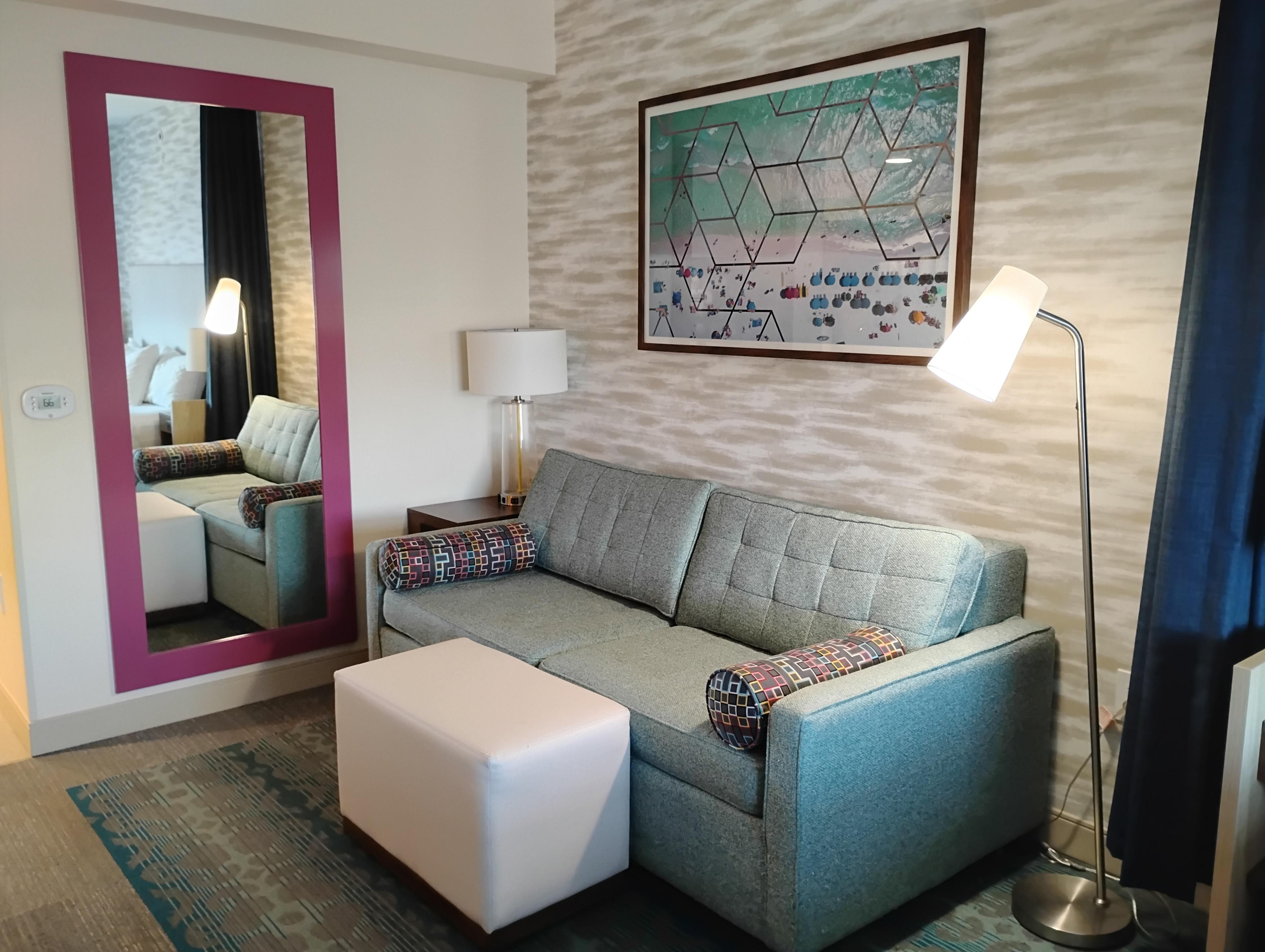 Seating area in-room