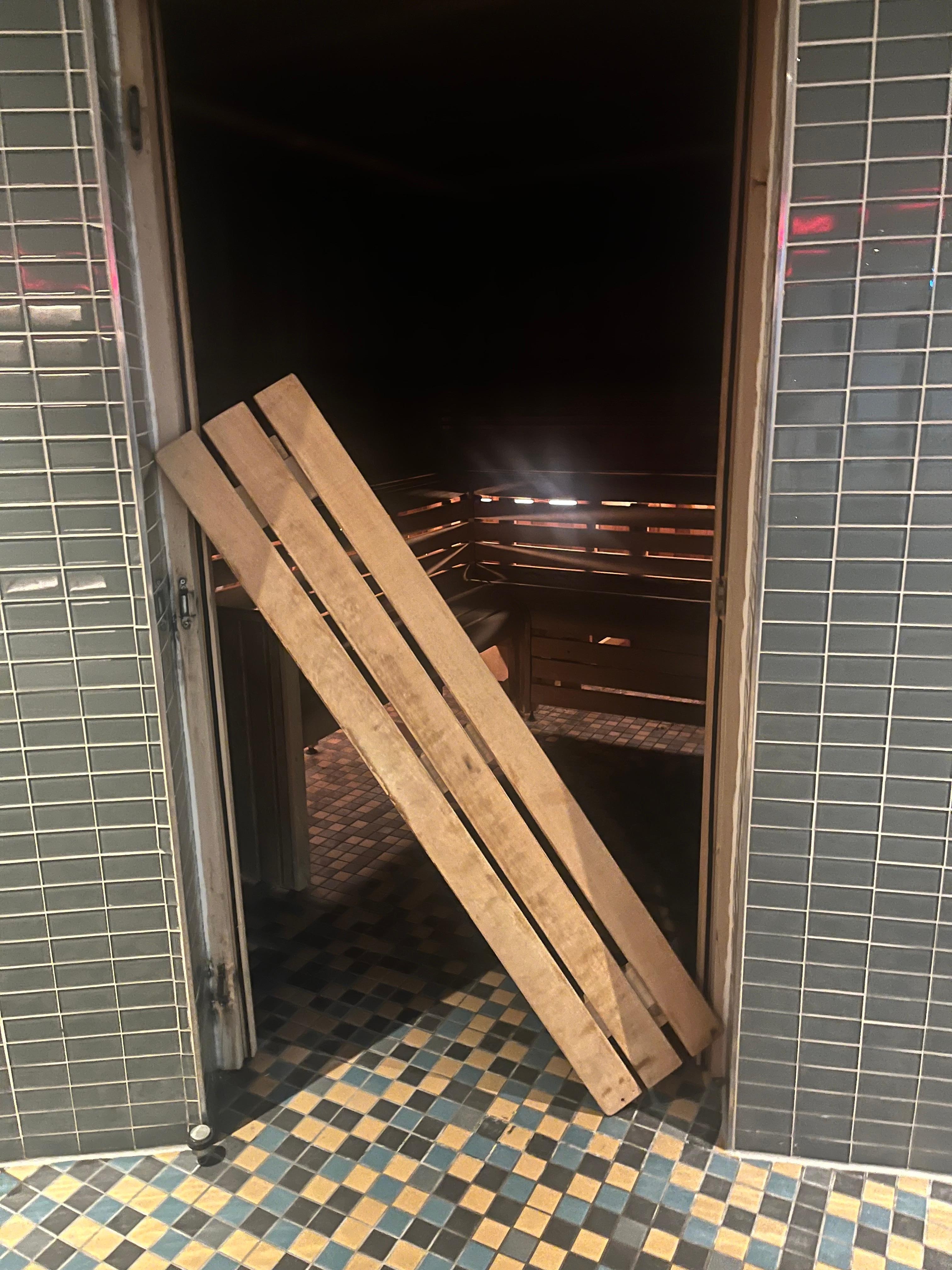 This is how I found out the sauna wasn’t working  