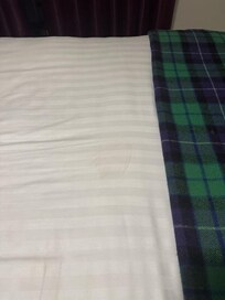 Stained bedding