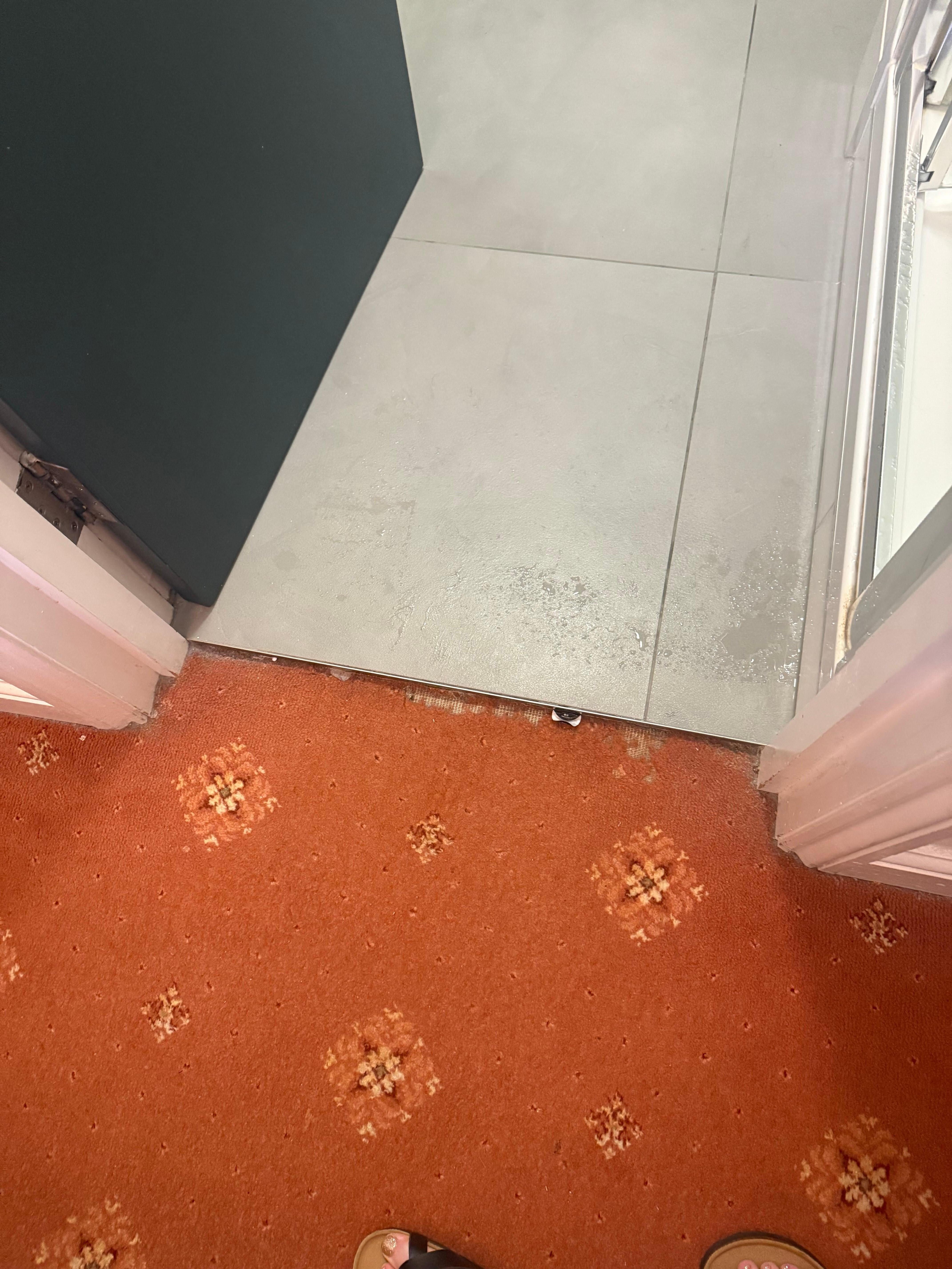 Lip into bathroom