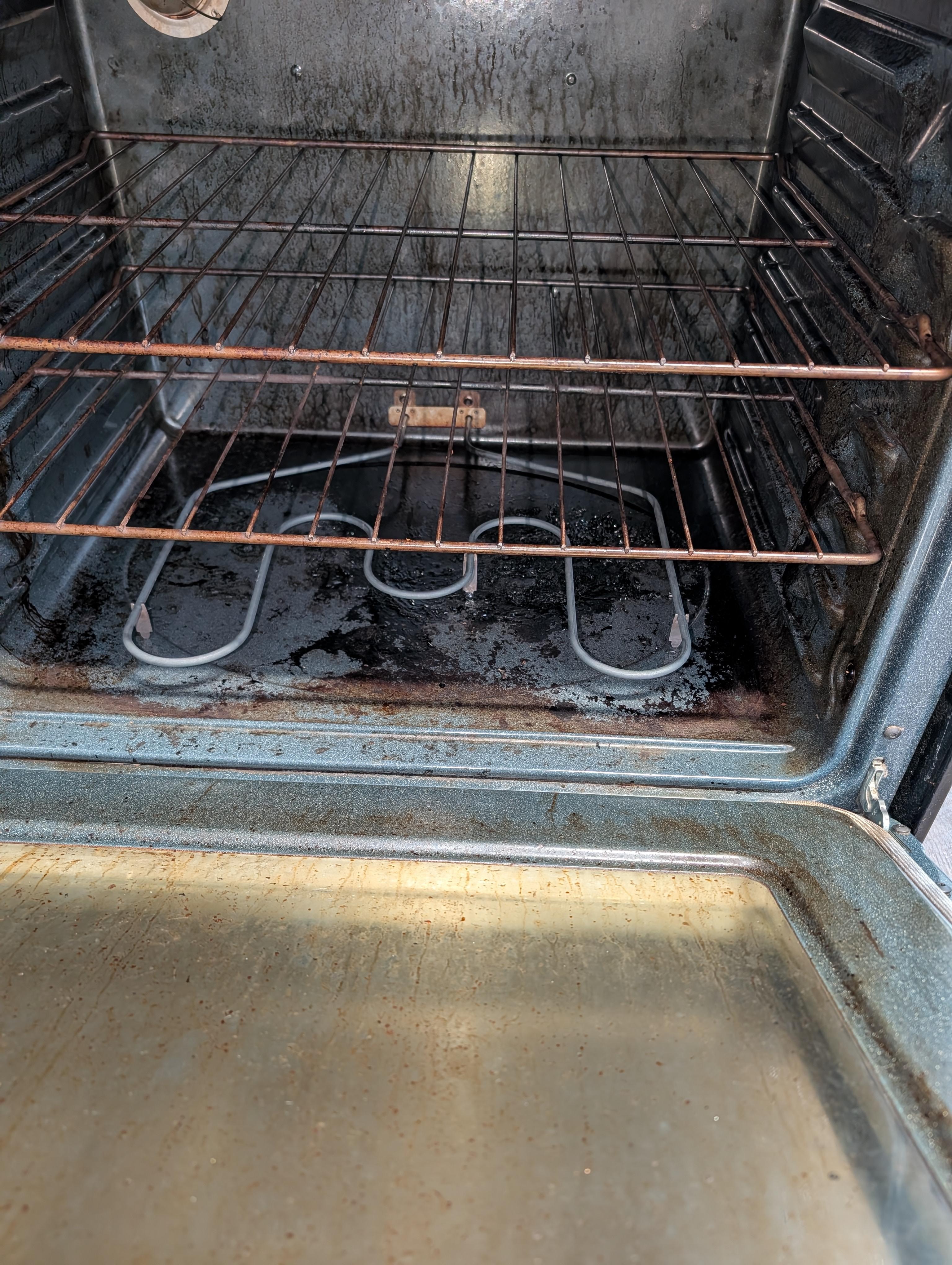 I don't think this has been cleaned, ever.