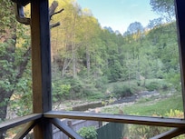 View from screened porch