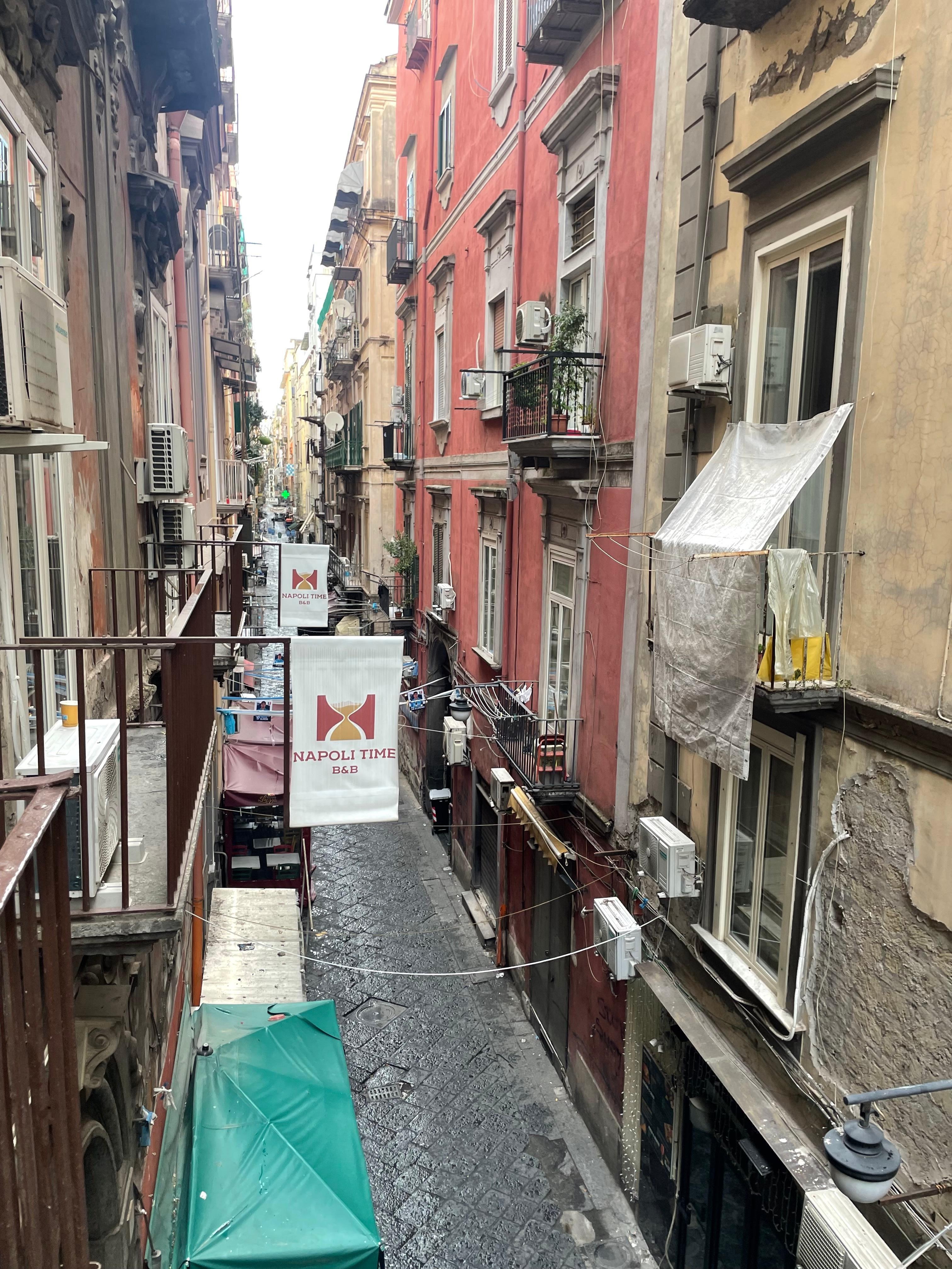 View from their rather small balcony.