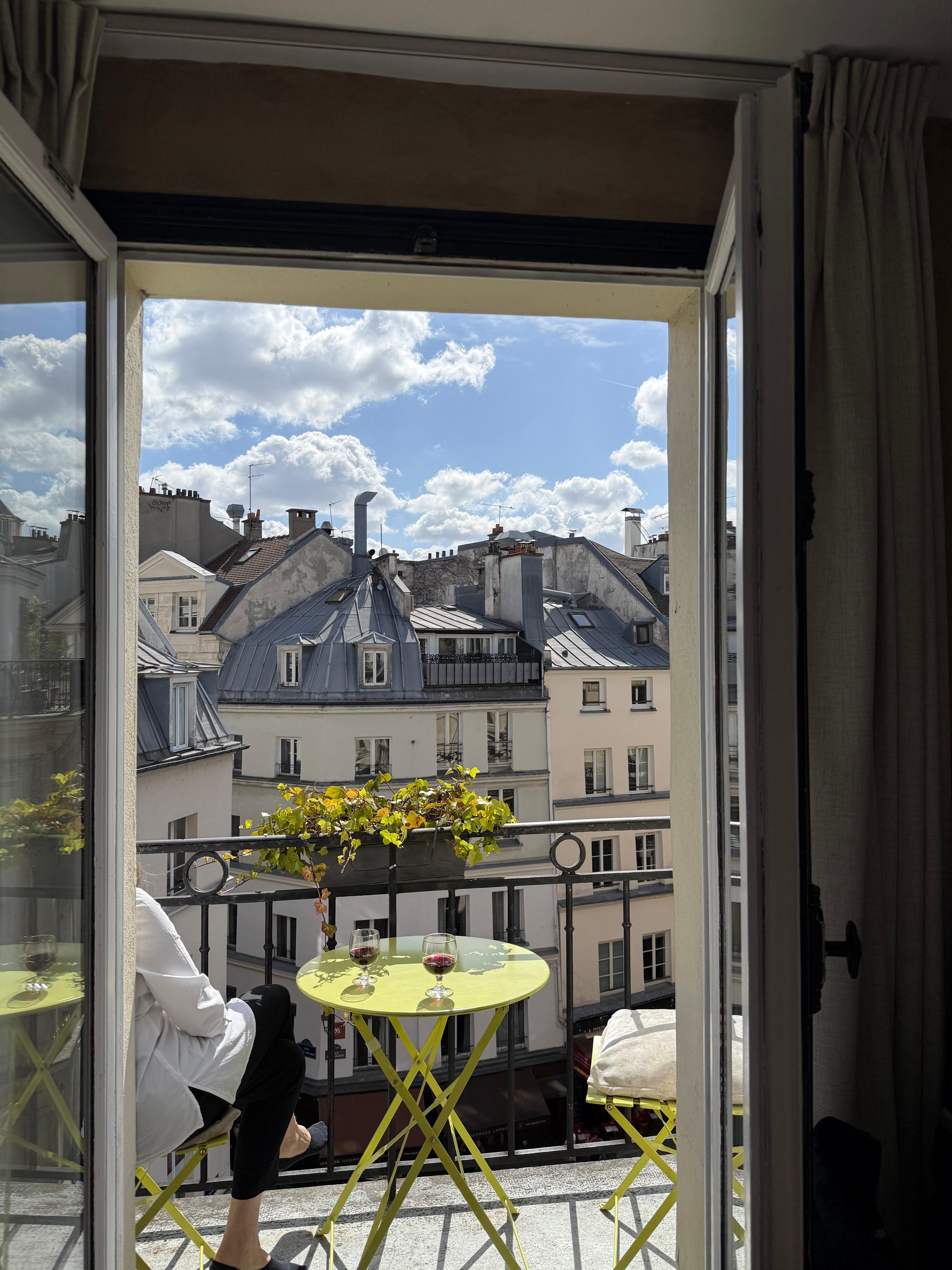 Vacker utsikt över takåsarna.