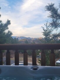 View from the hot tub