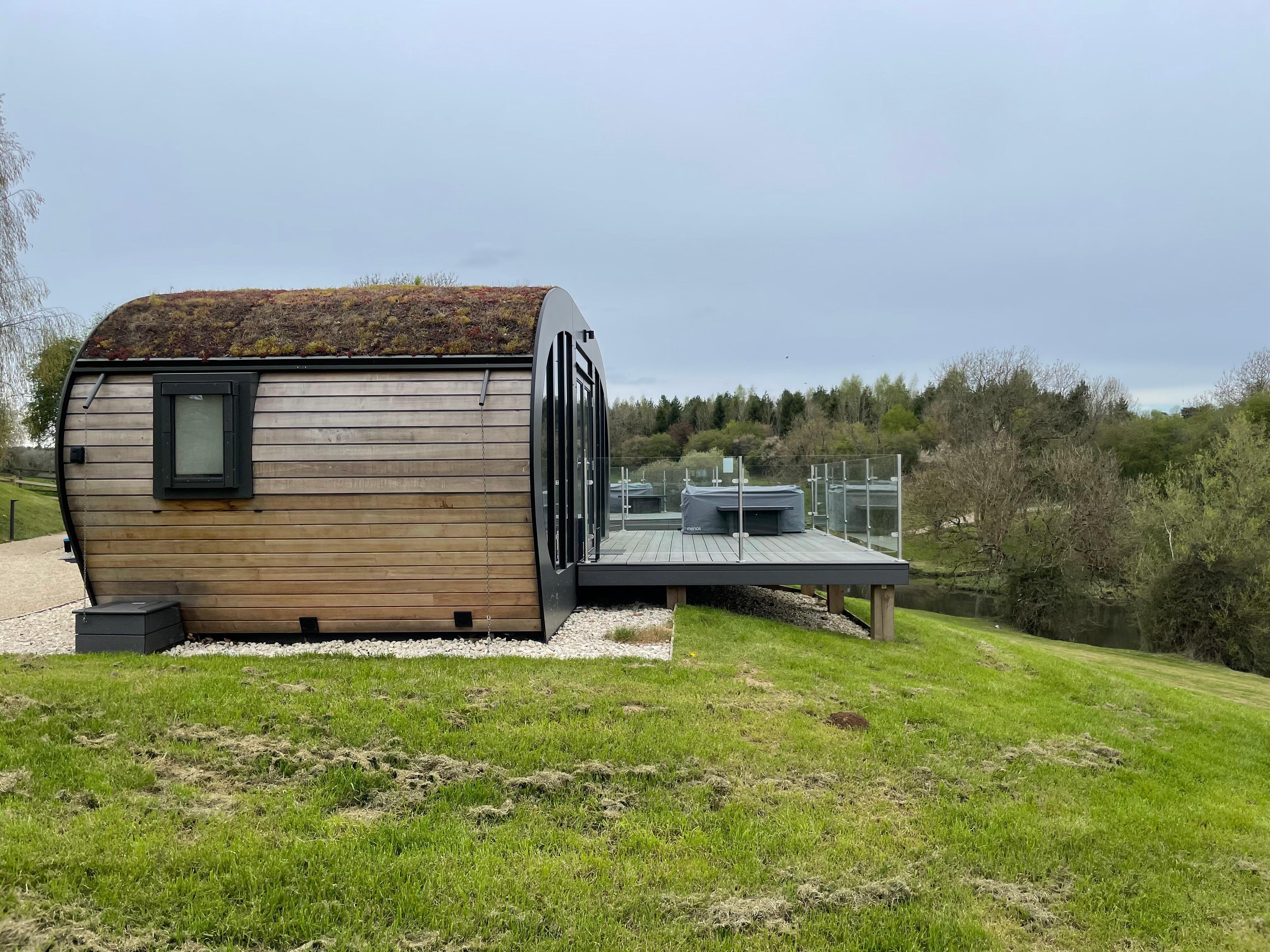 Pod with the balcony terrace. 