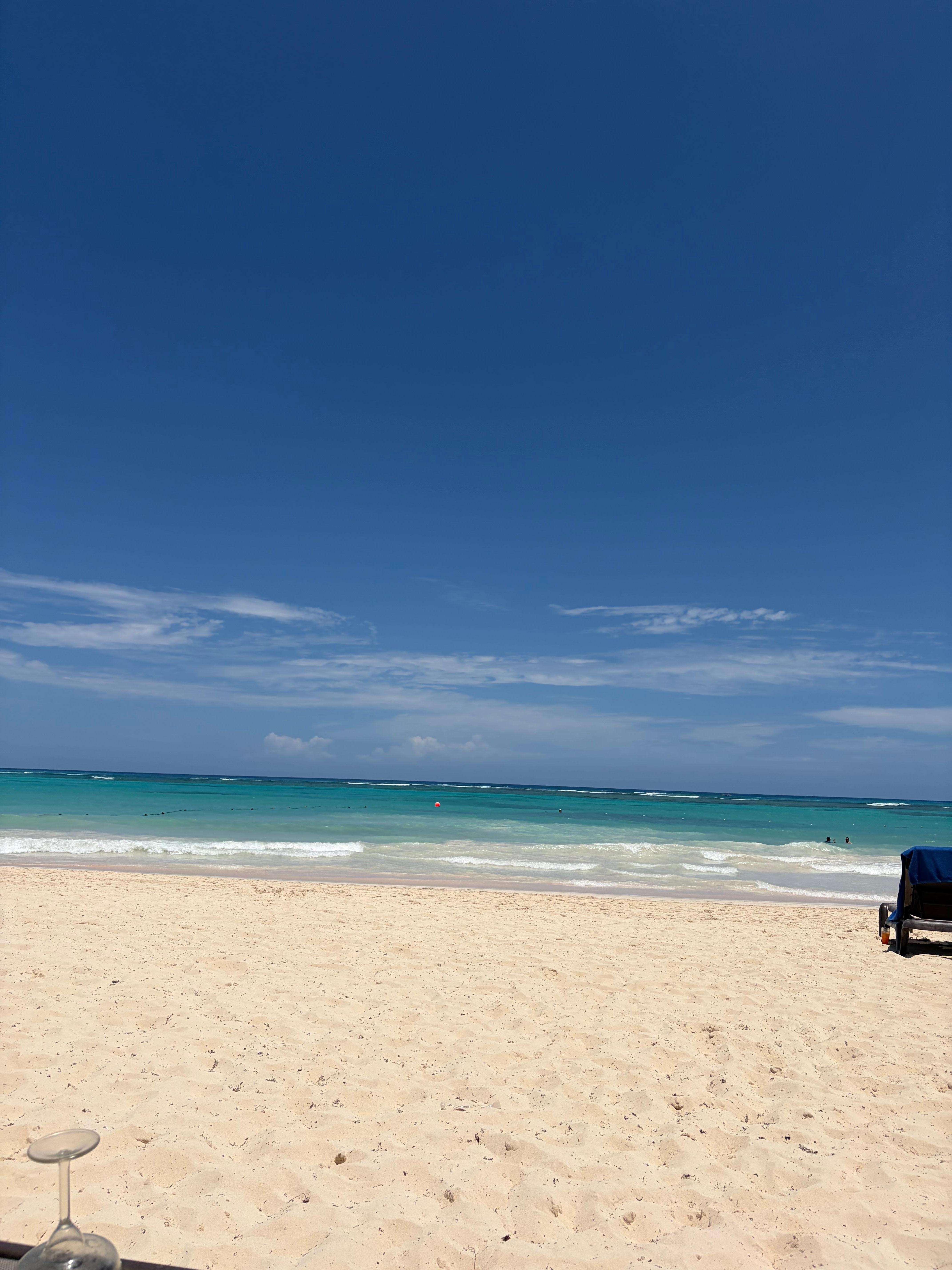 View from the beach restaurant 