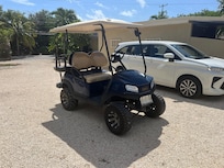 Standard golf cart rental to get around the island