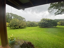 Even on cloudy days the view from the lanai was pretty.