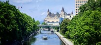 The view along the Rideau Canal
