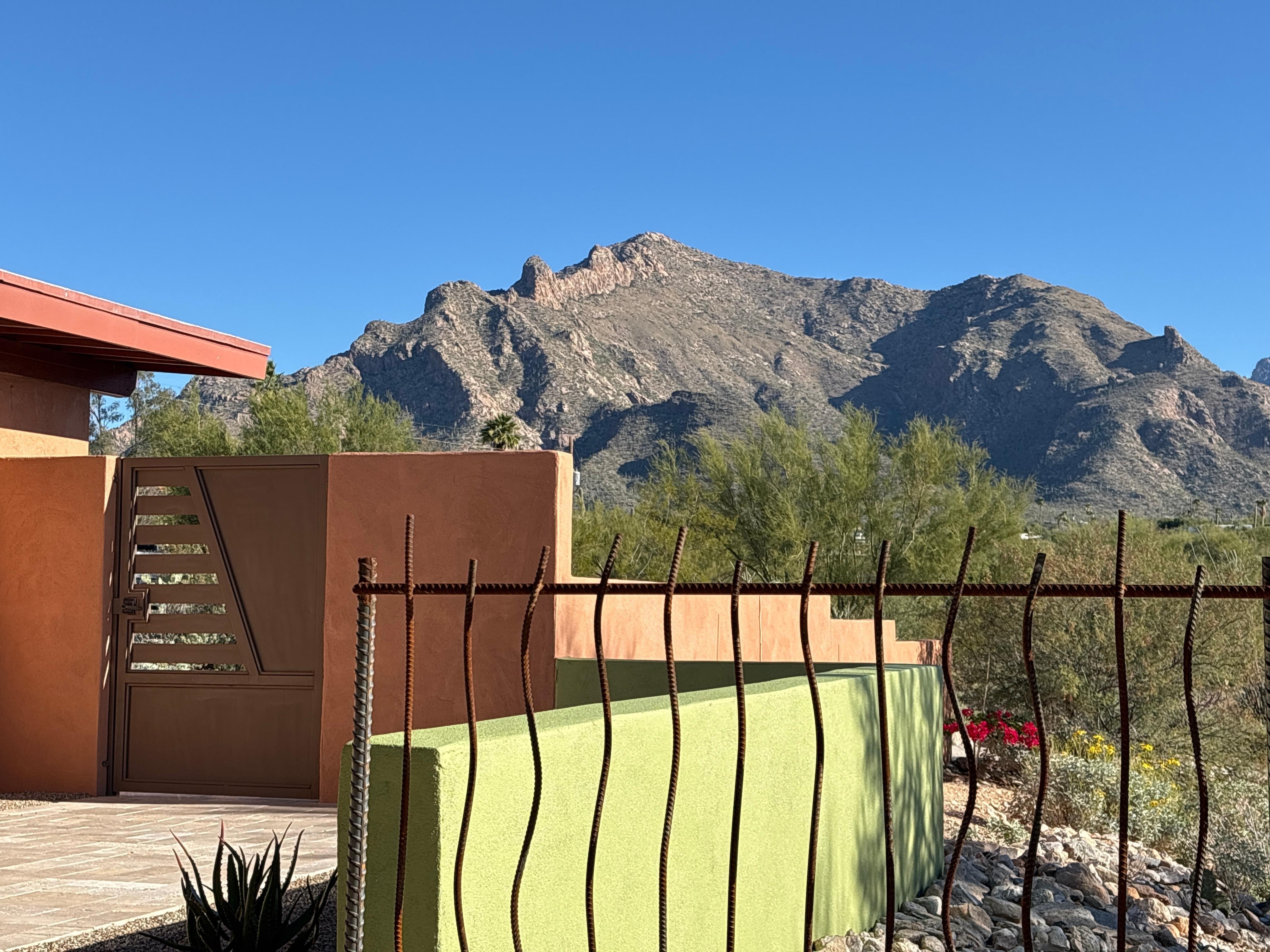 Amazing view of the Catalina’s. 