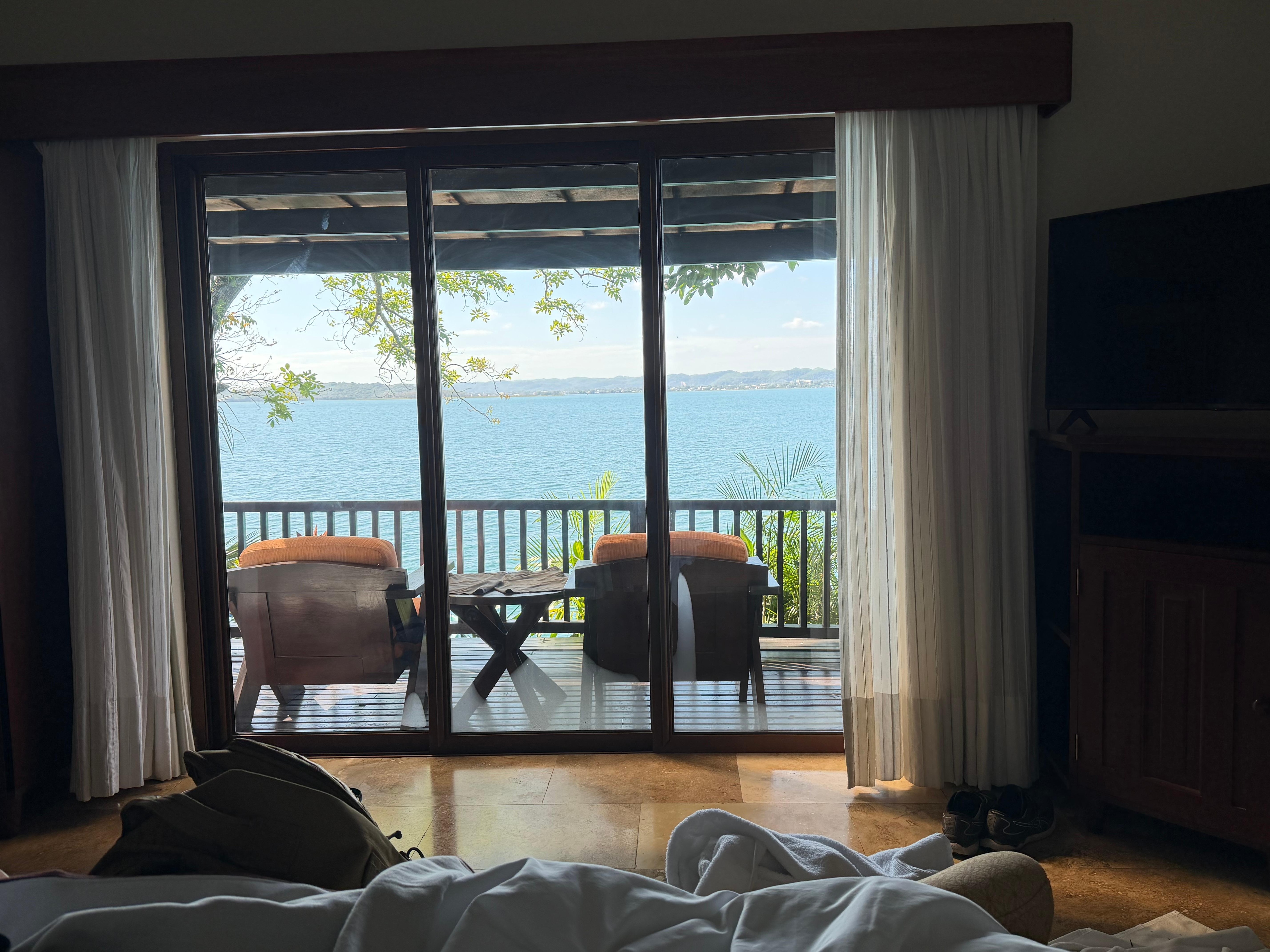 View from our bed