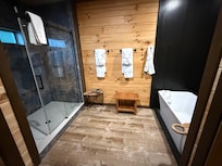 The main floor bathroom