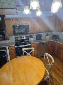 Spacious open kitchen area