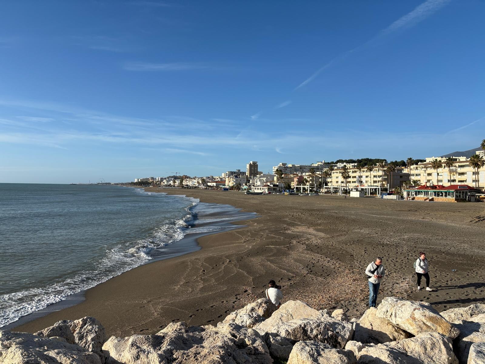 A good view of the whole beach.