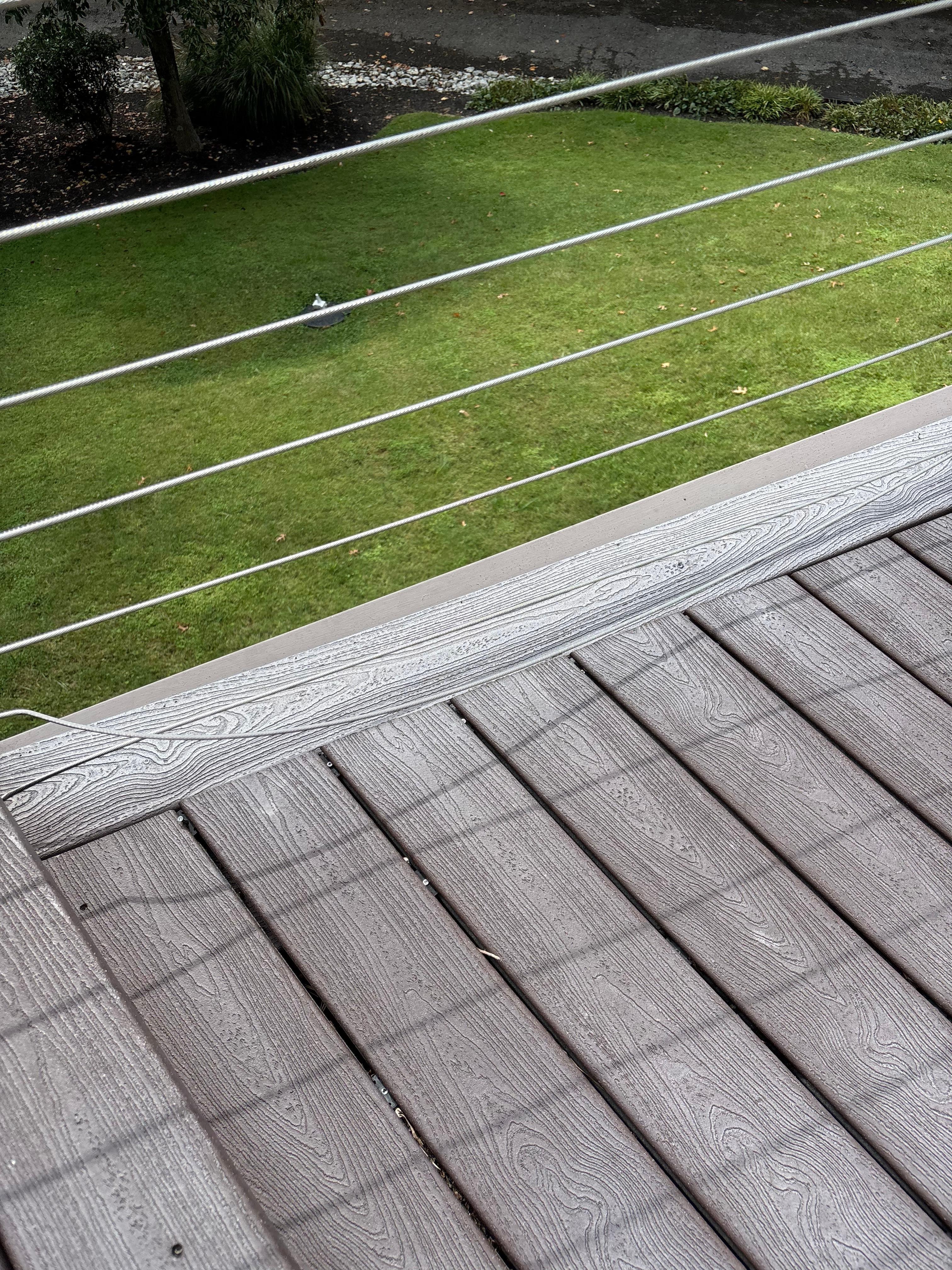 Besides, an unsafe deck for little ones……