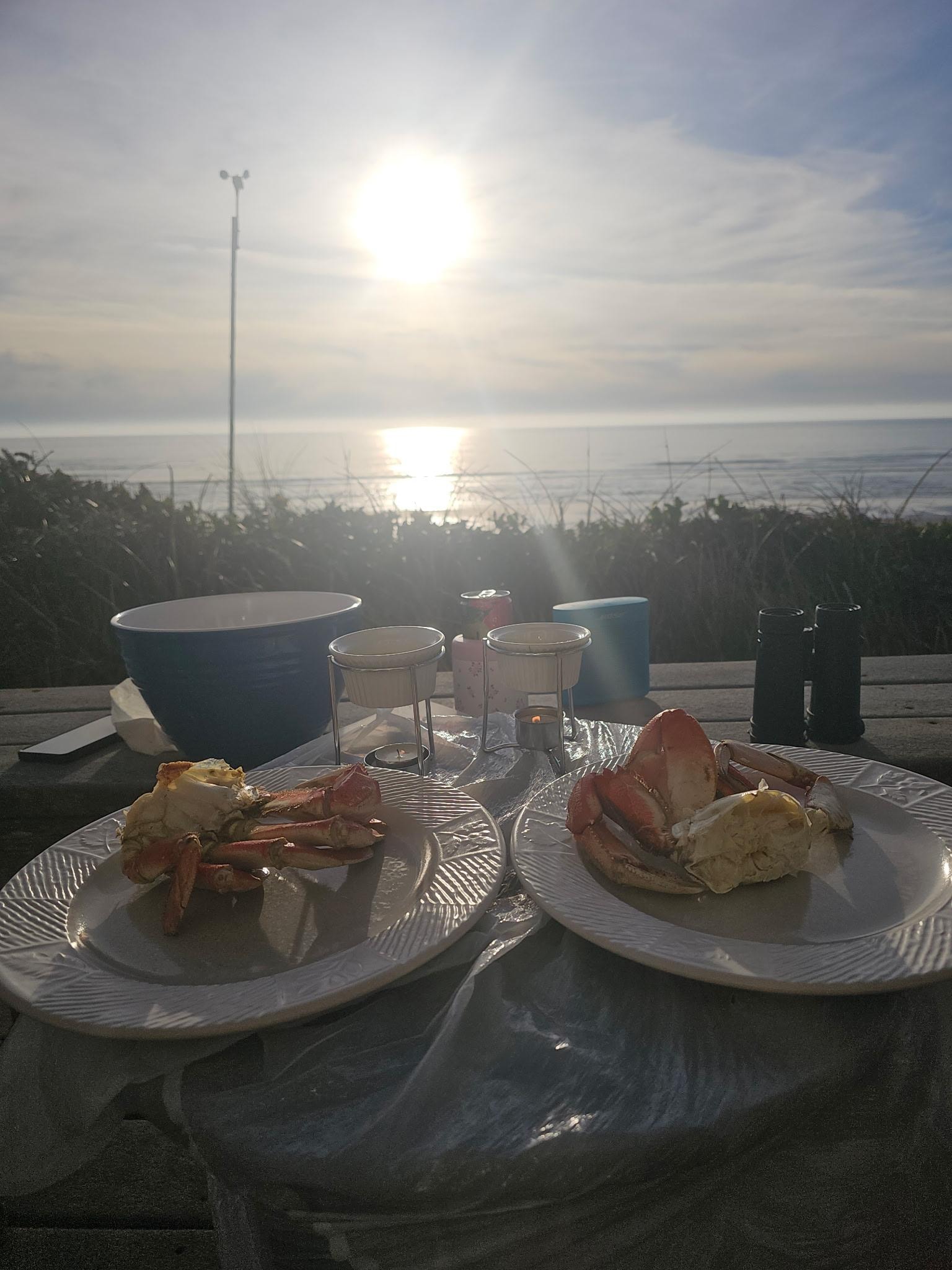 Dinner eith a view