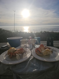 Dinner eith a view
