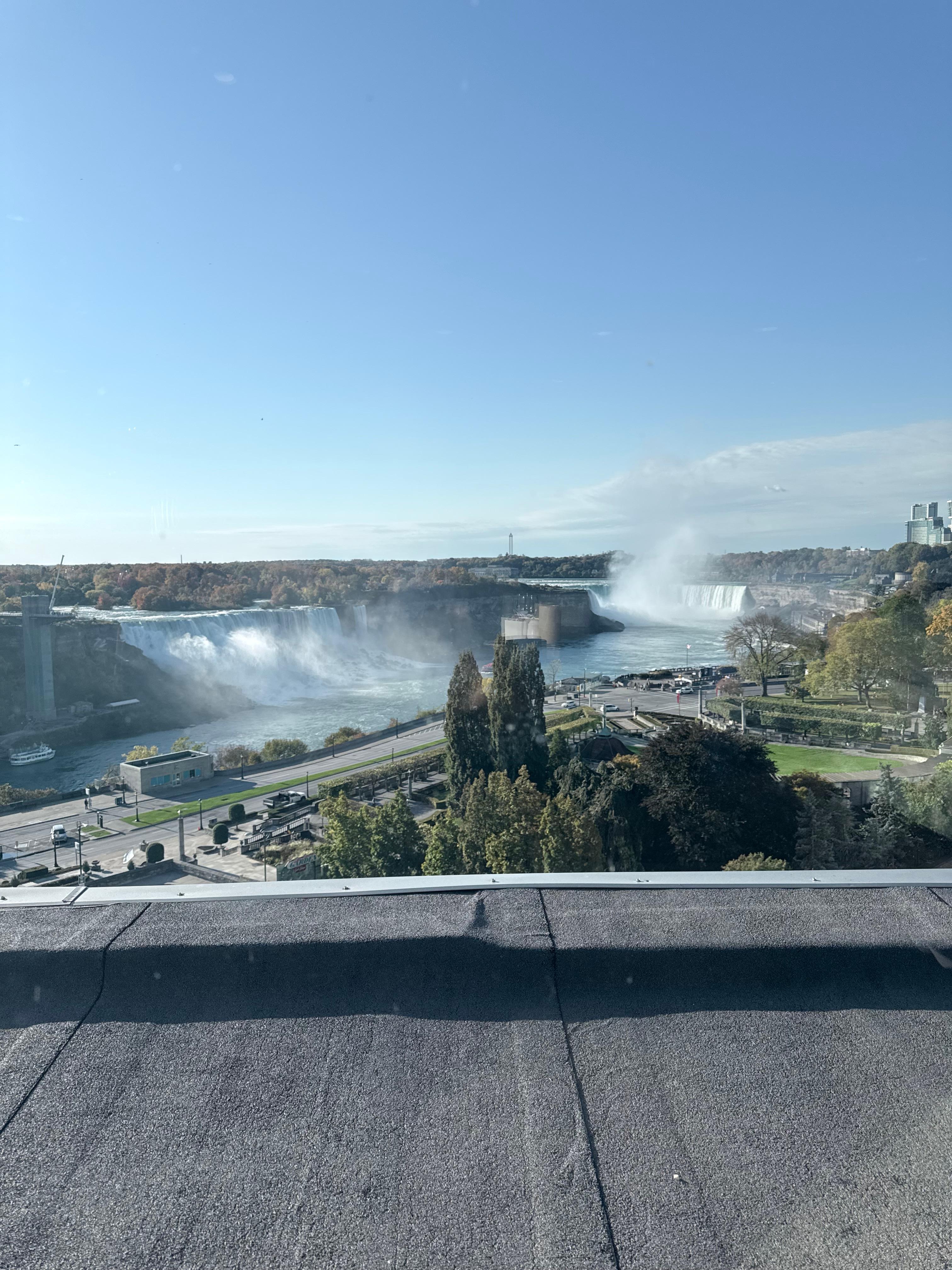 Falls view from restaurant 