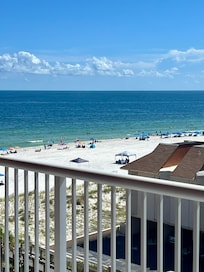 View from Living Room & balcony.