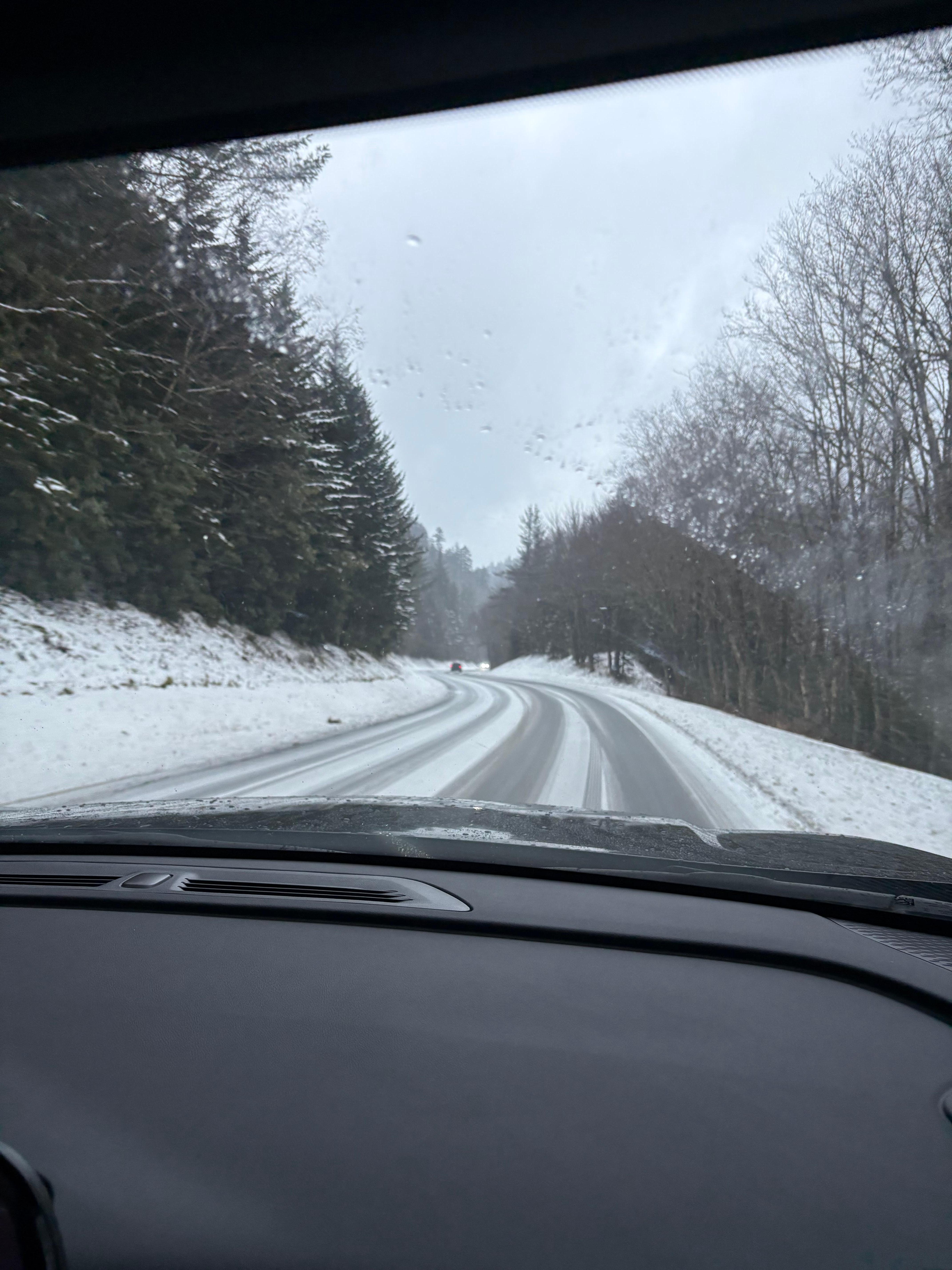 Our view driving in from Cherokee to Pigeon Forge